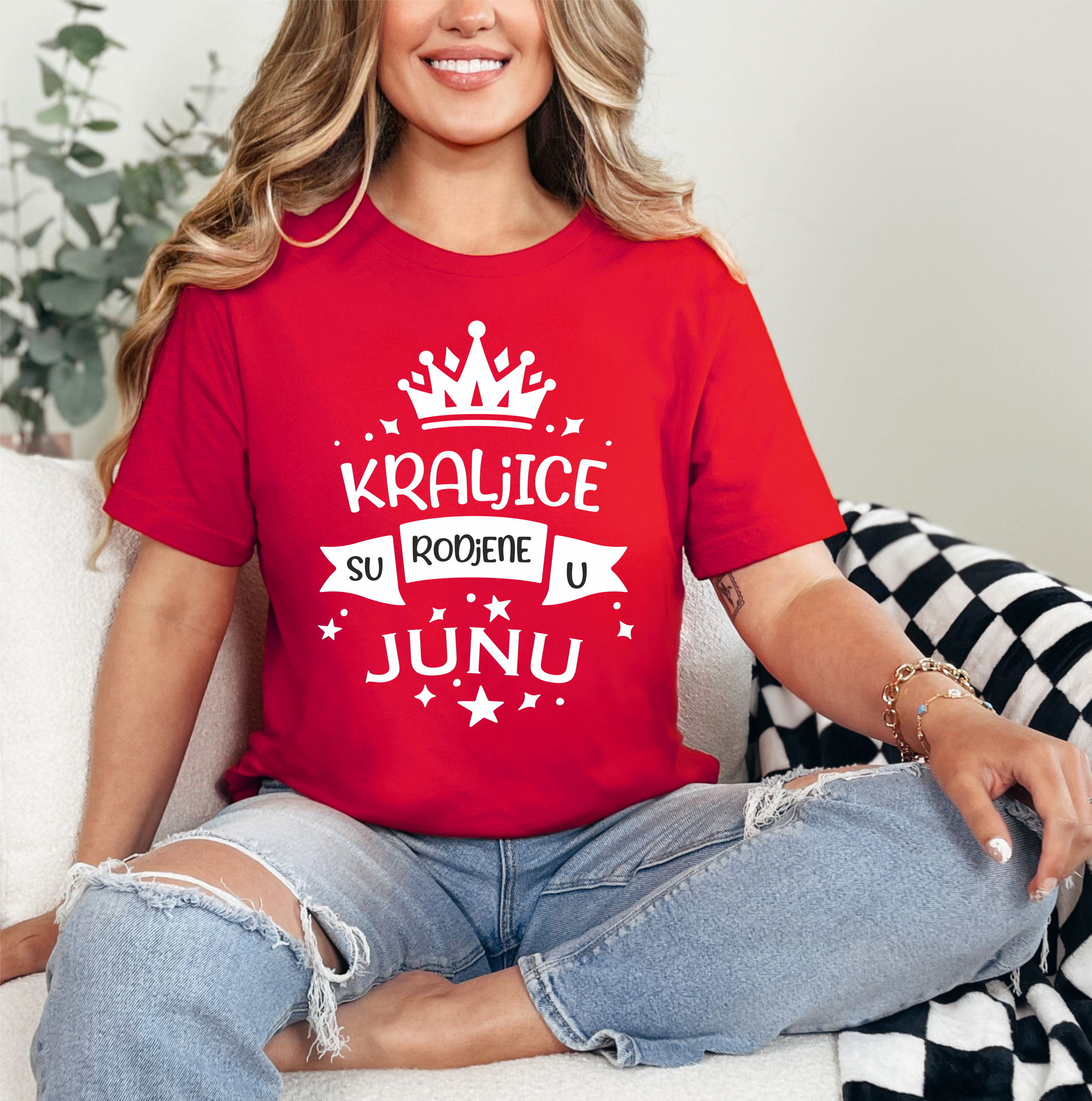 Zenska majica - Kraljice su rodjene u Junu