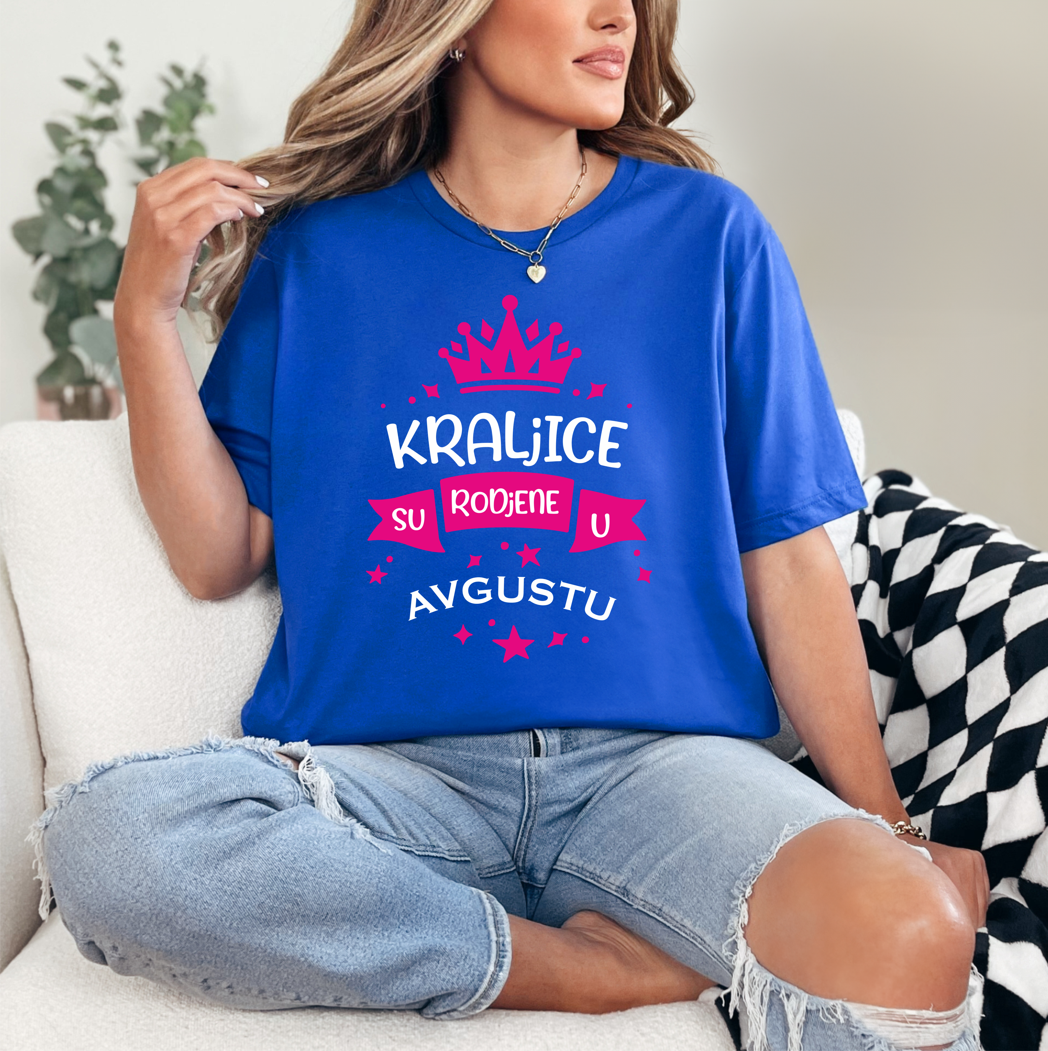 Ženska majica - Kraljice su rodjene u Avgustu