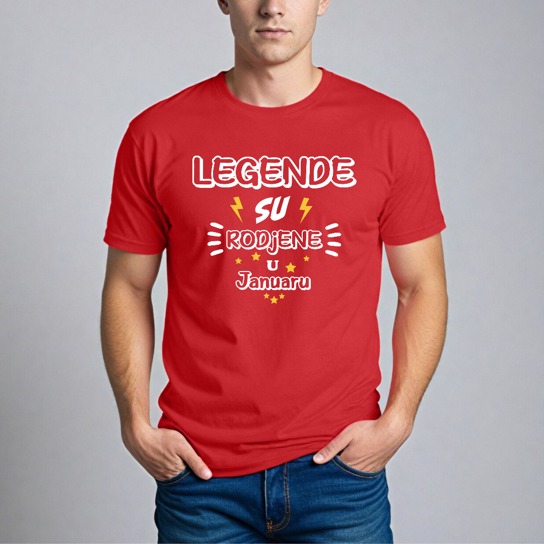 Muska majica - Legende su rodjene u Januaru
