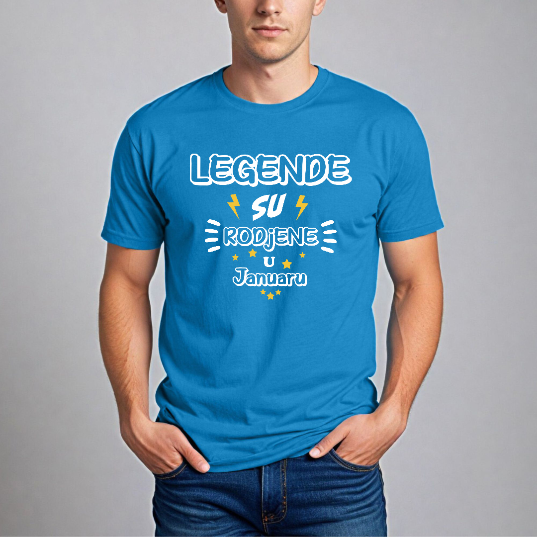 Muska majica - Legende su rodjene u Januaru