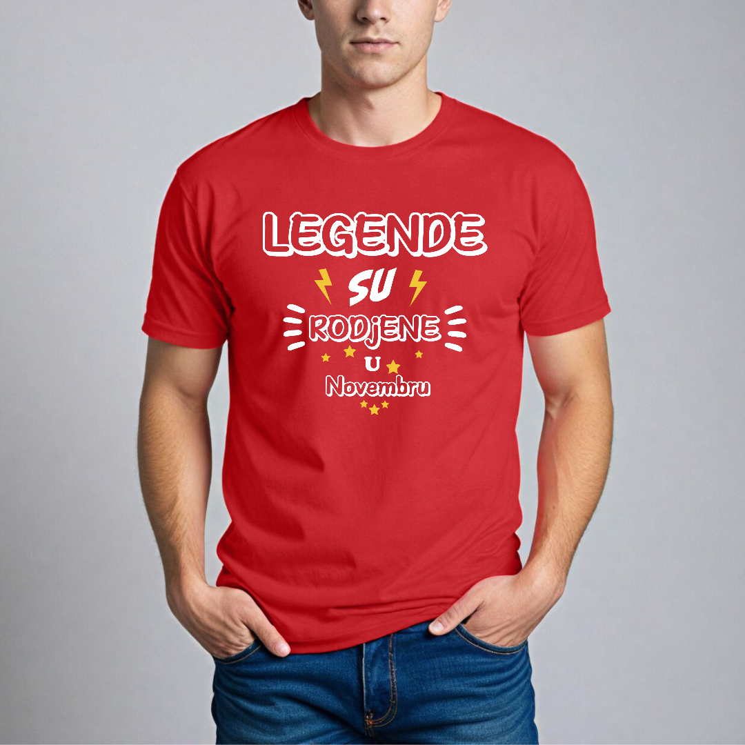 Muska majica - Legende su rodjene u Novembru