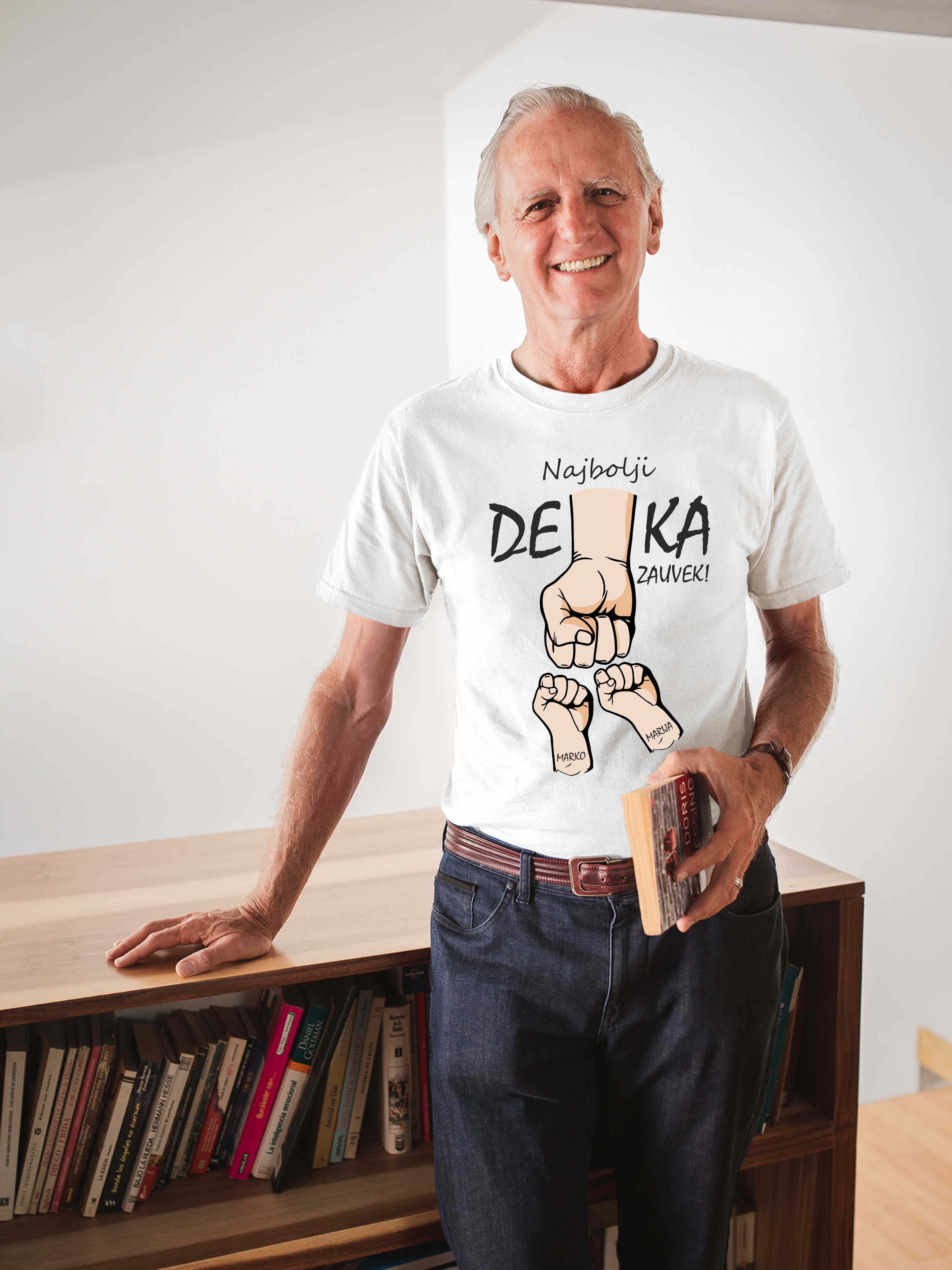 Muška Majica - Najbolji Deka Zauvek Latinica