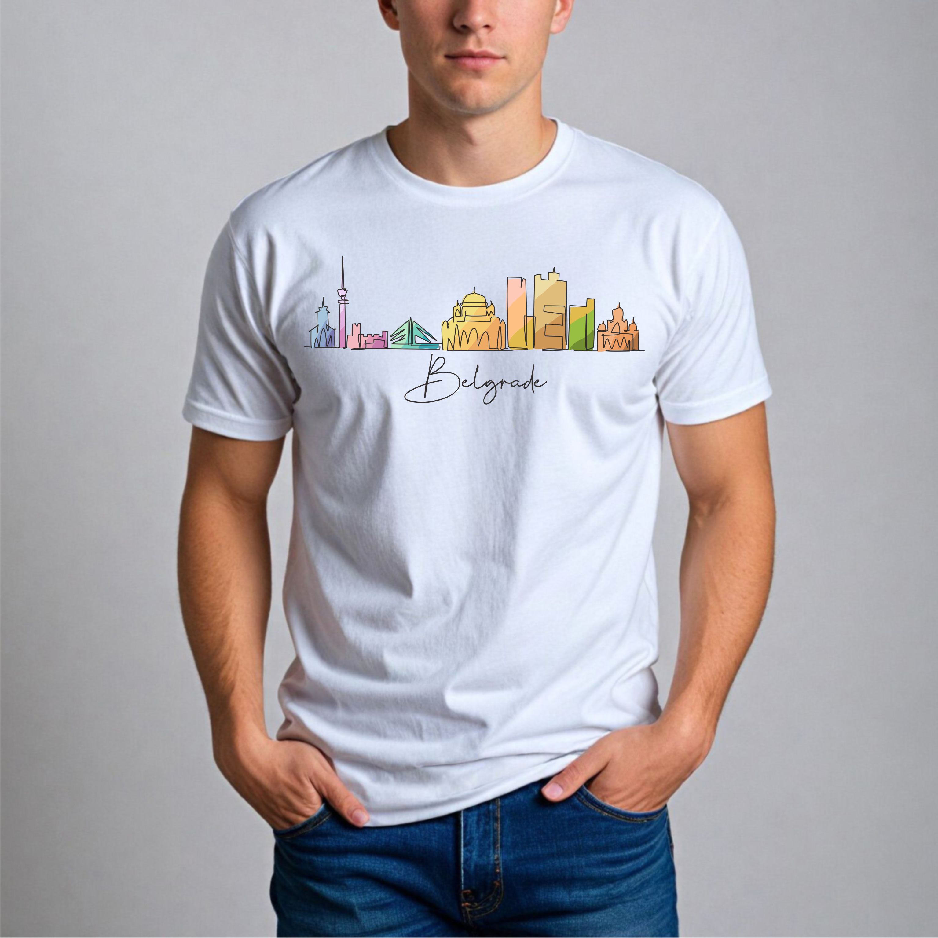 Muška Majica - Belgrade