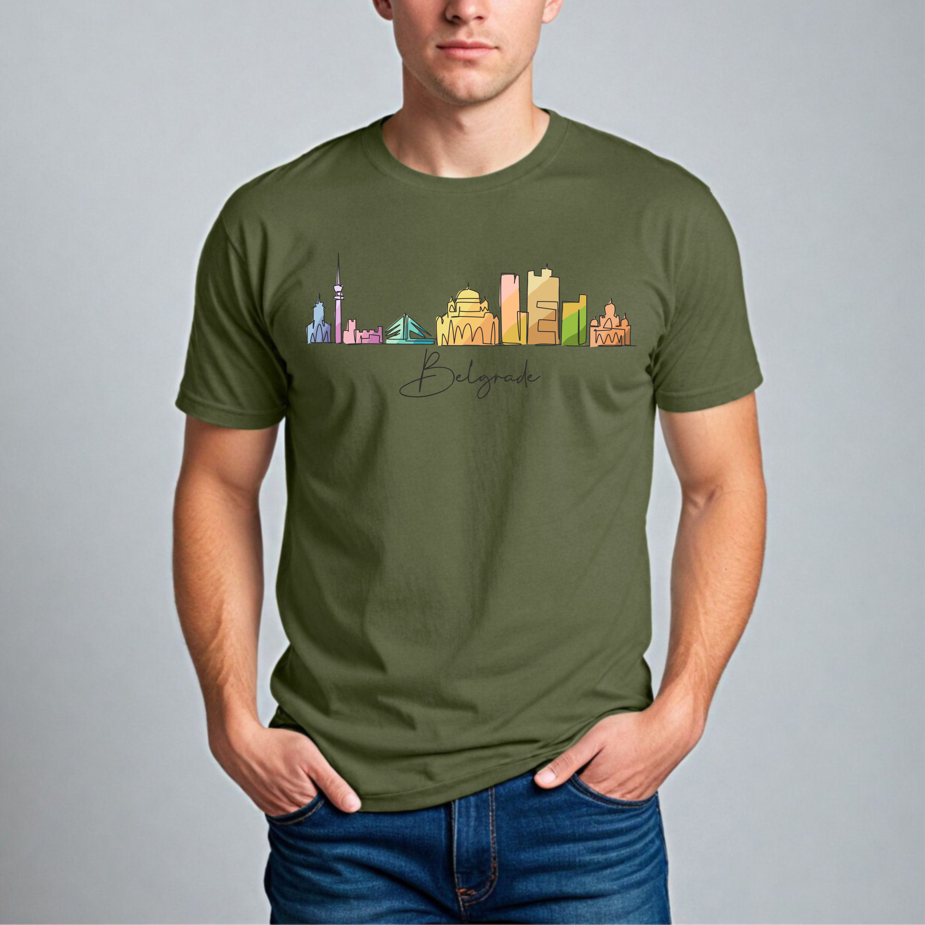 Muška Majica - Belgrade