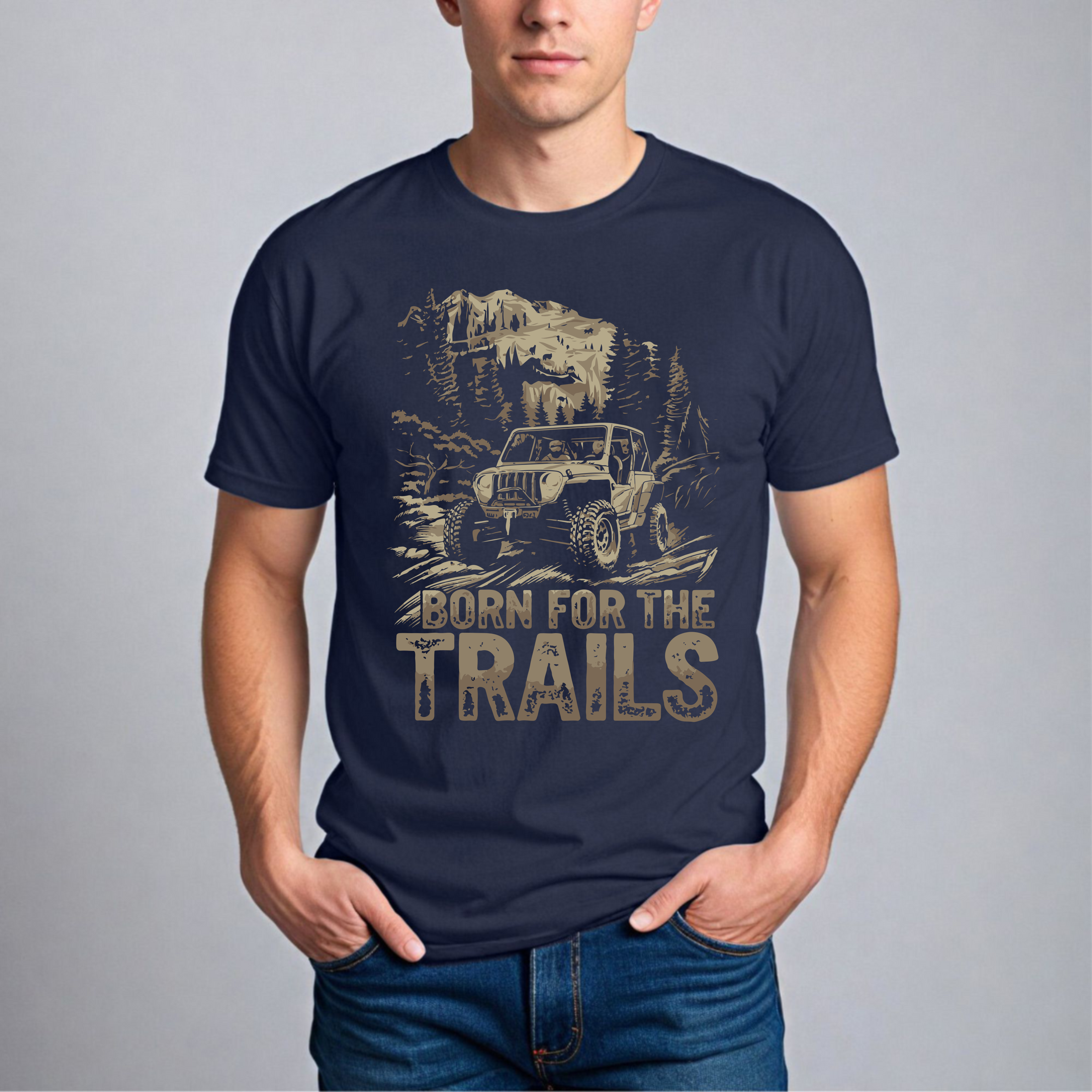 Muška Majica - Born For The Trails