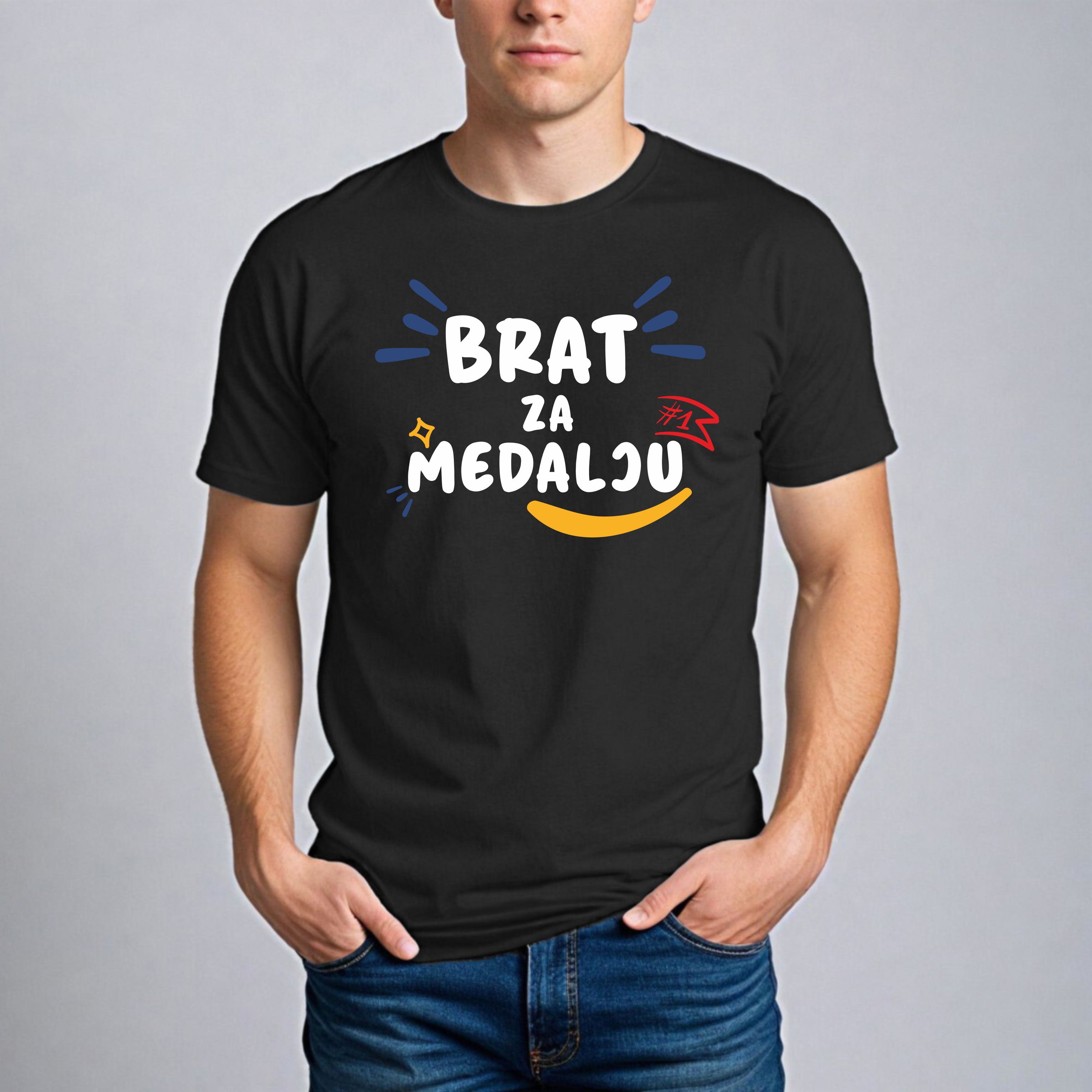 Muška Majica - Brat Za Medalju