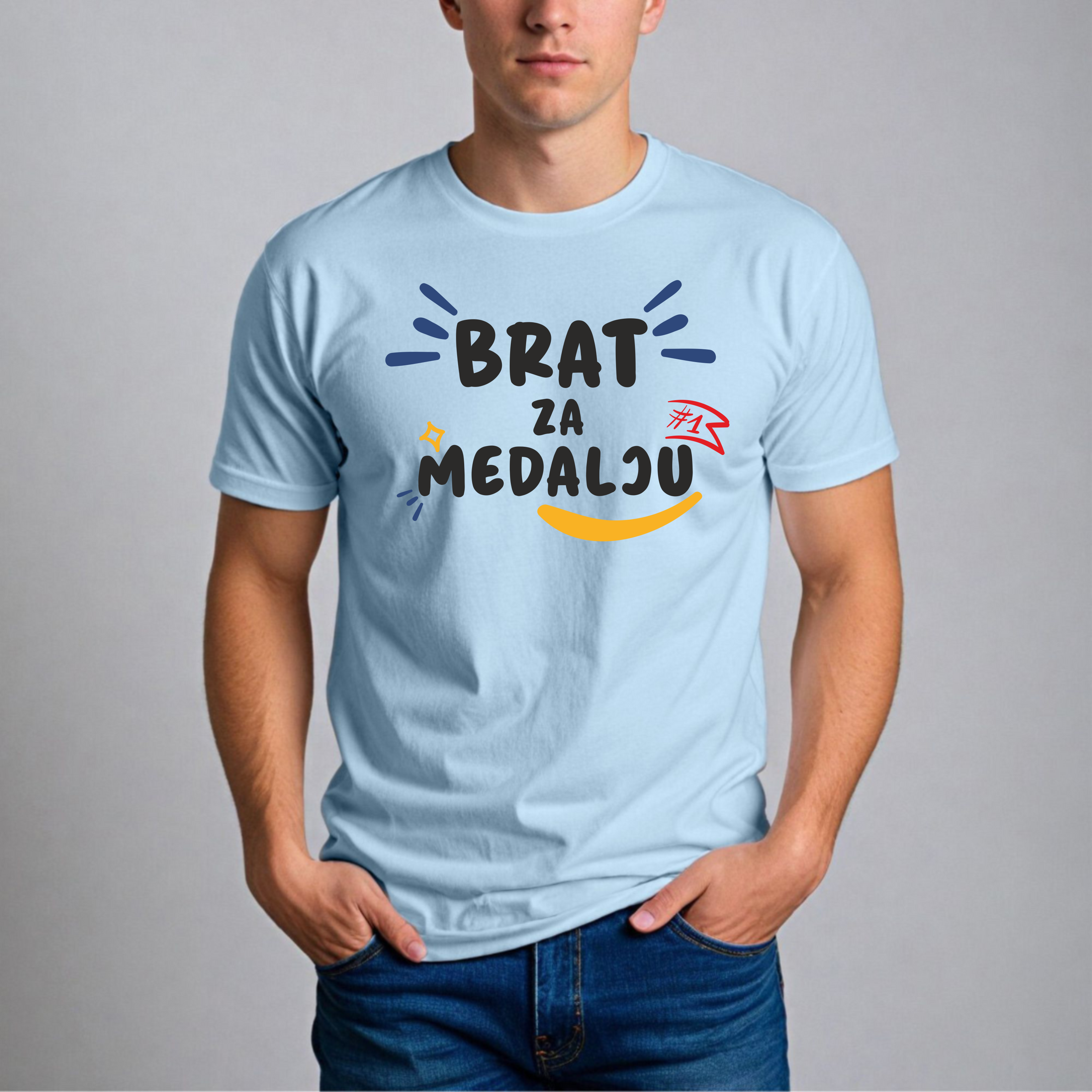 Muška Majica - Brat Za Medalju