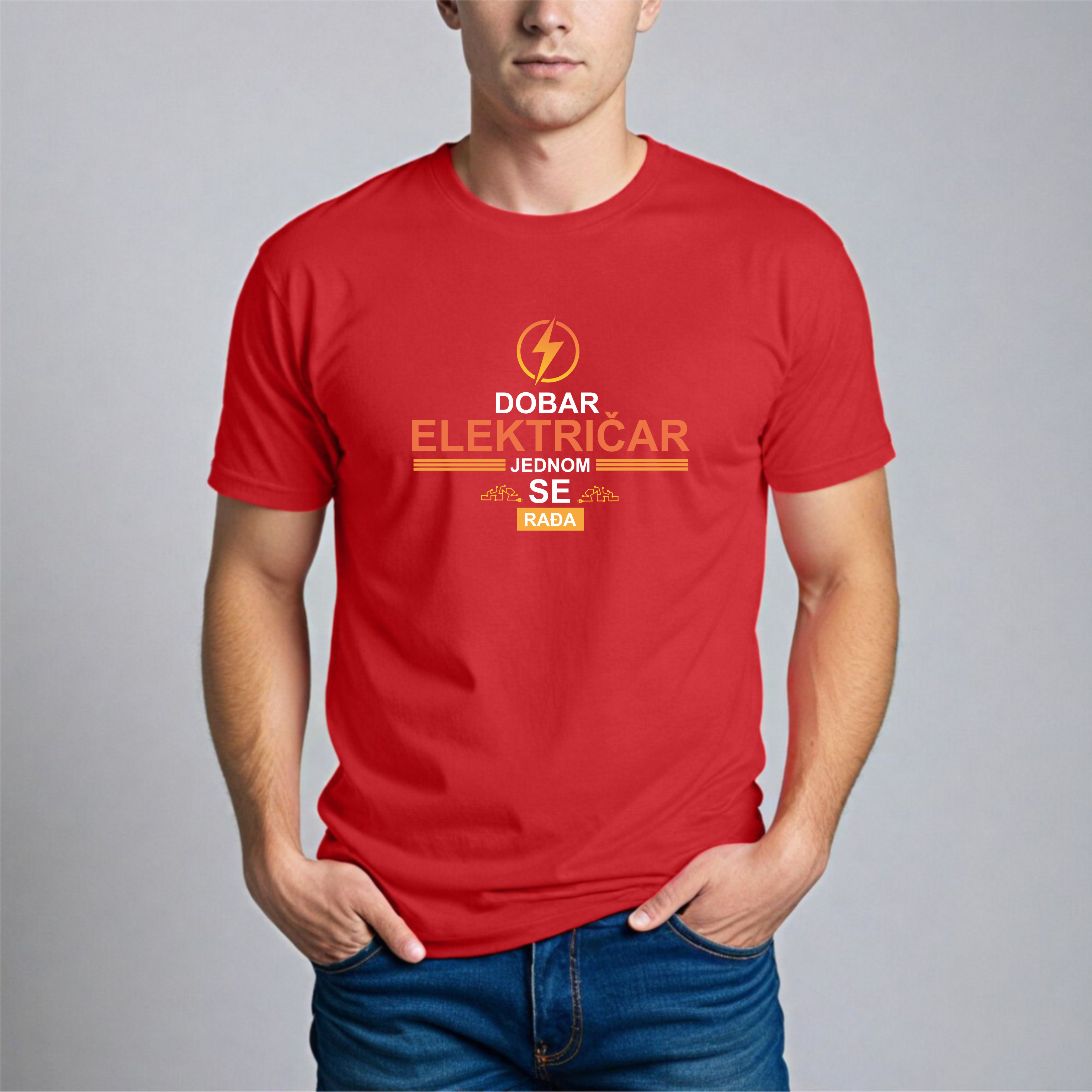 Muška Majica - Dobar Električar Se Jednom Radja