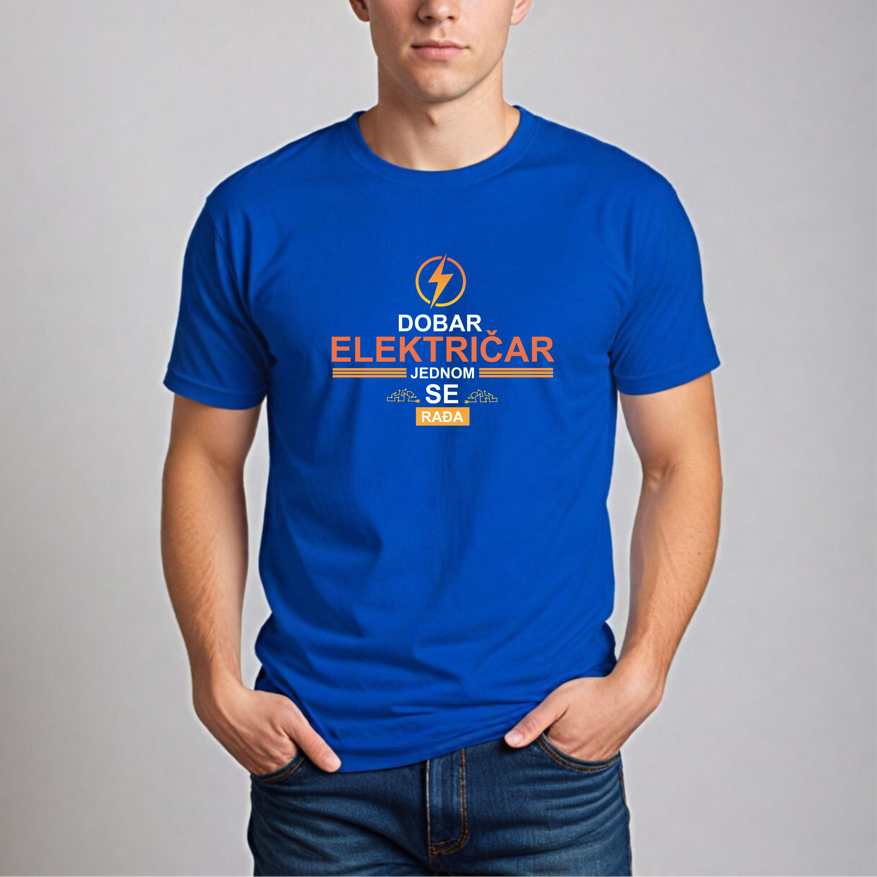 Muška Majica - Dobar Električar Se Jednom Radja