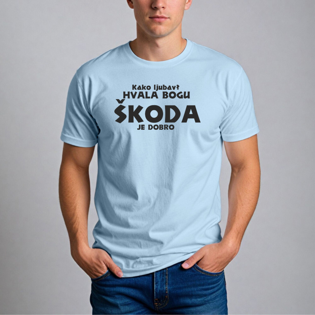 Muška Majica - Kako Ljubav? Hvala Bogu Škoda Je Dobro