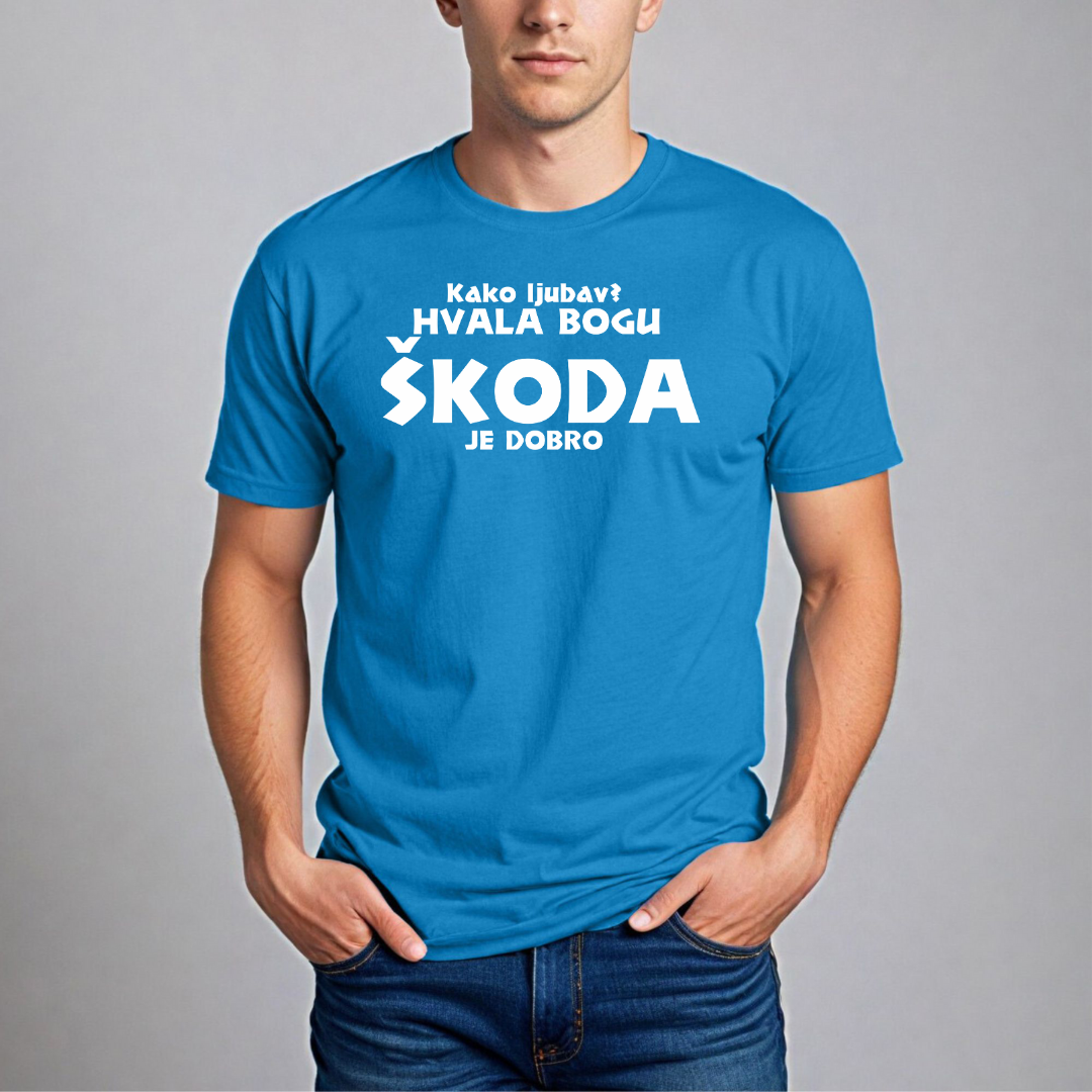Muška Majica - Kako Ljubav? Hvala Bogu Škoda Je Dobro