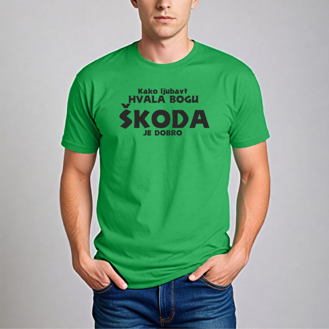 Muška Majica - Kako Ljubav? Hvala Bogu Škoda Je Dobro