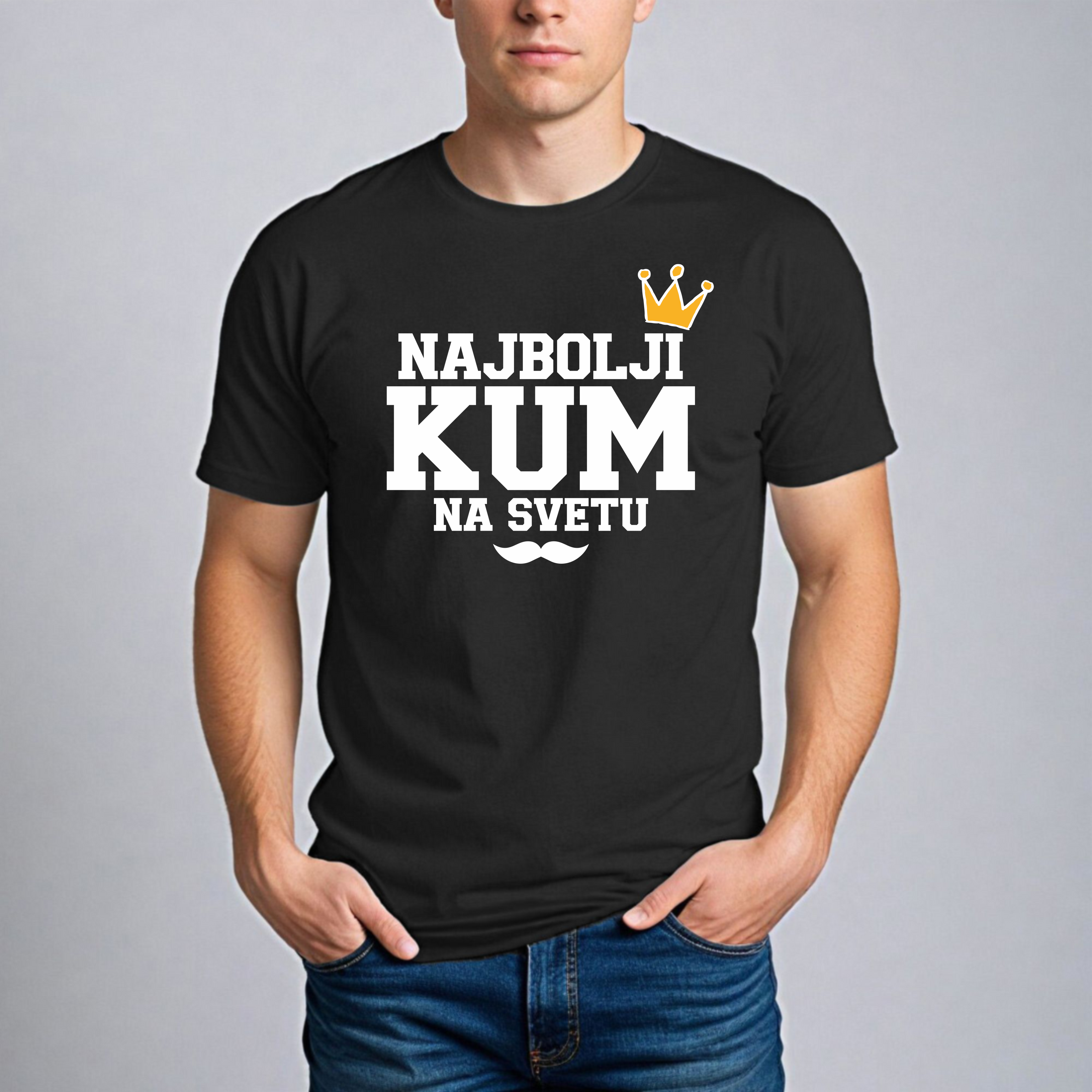 Muška Majica - Najbolji Kum Na Svetu