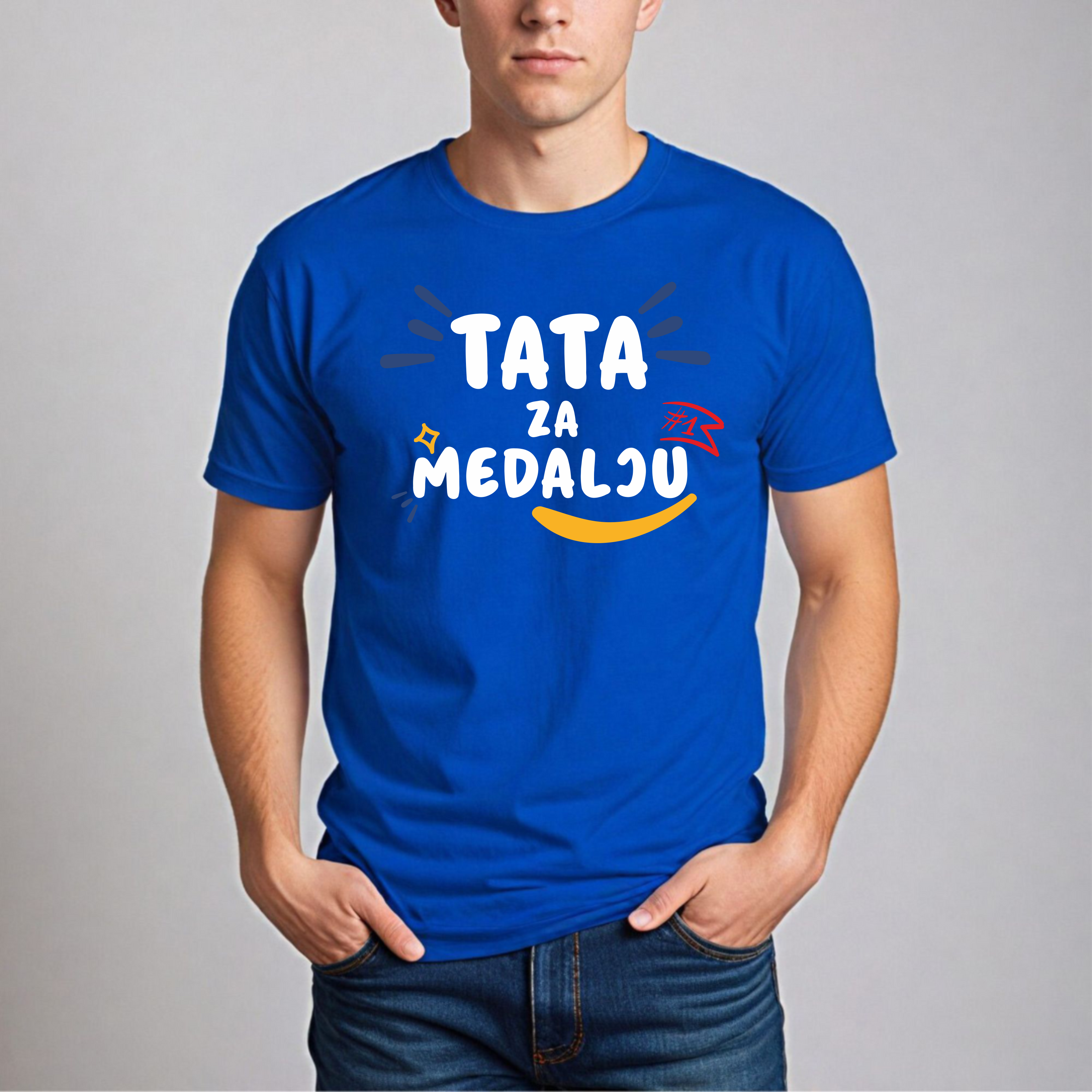Muška Majica - Tata Za Medalju