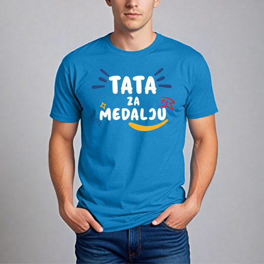 Muška Majica - Tata Za Medalju