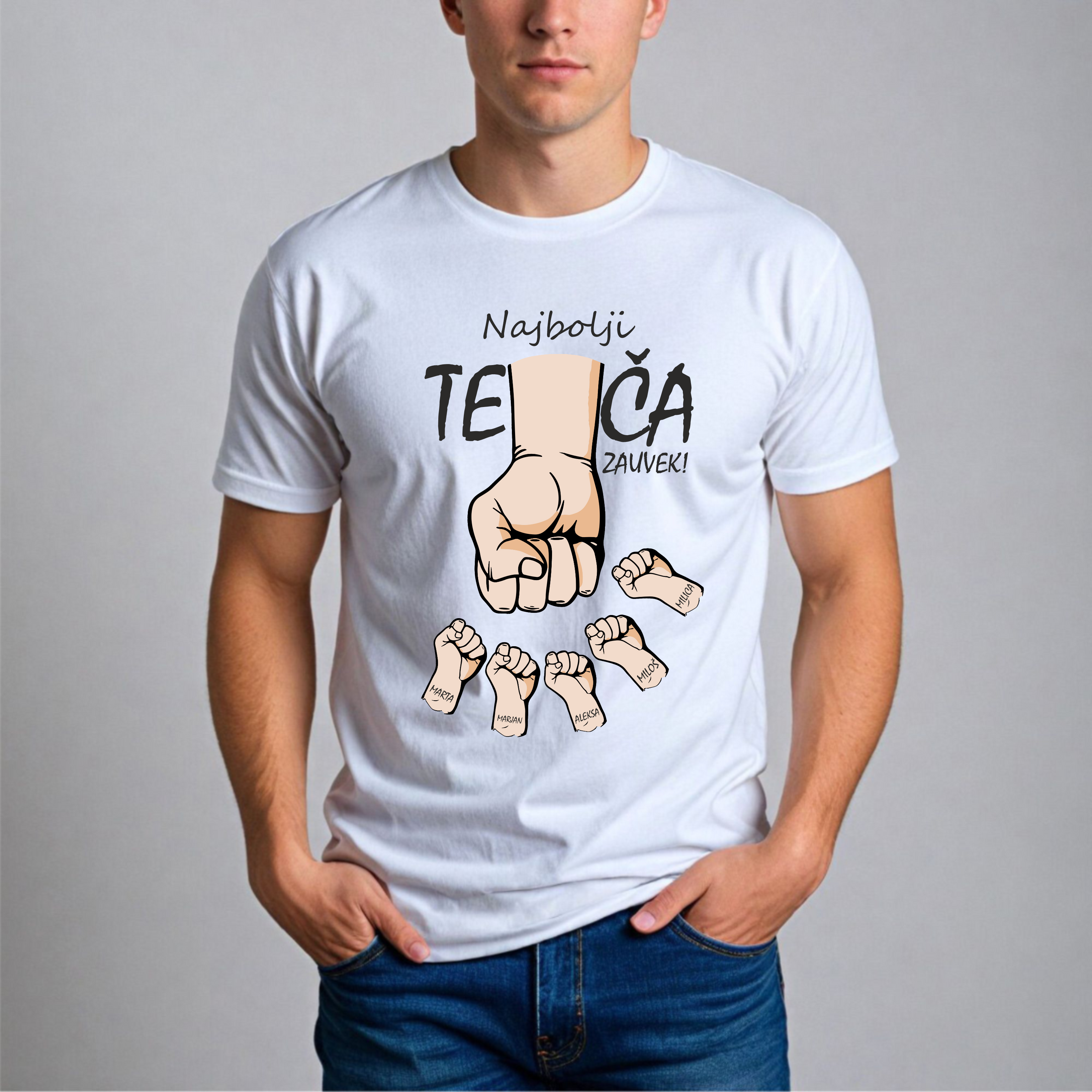 Muška Majica - Najbolji Teča Zauvek Latinica