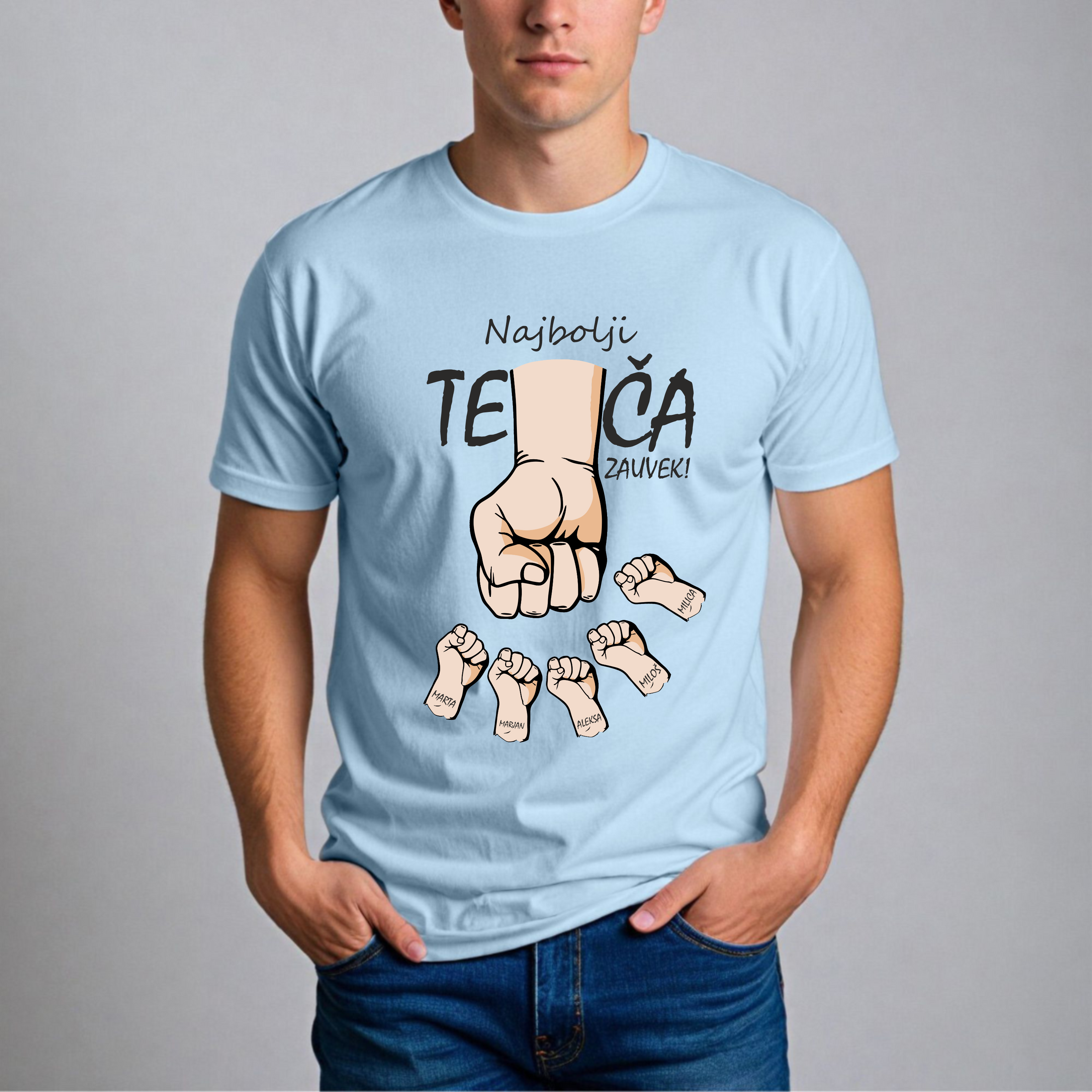 Muška Majica - Najbolji Teča Zauvek Latinica