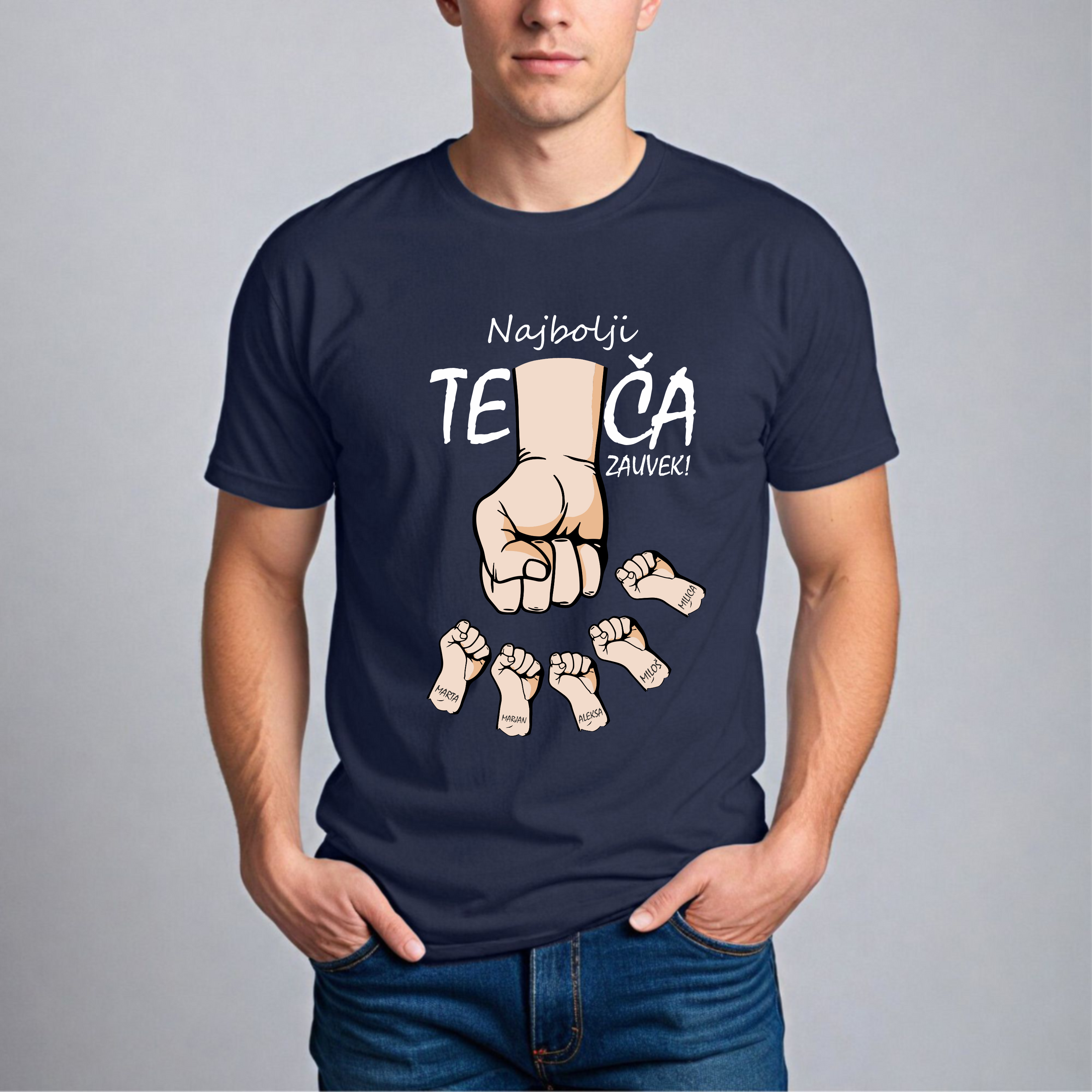 Muška Majica - Najbolji Teča Zauvek Latinica