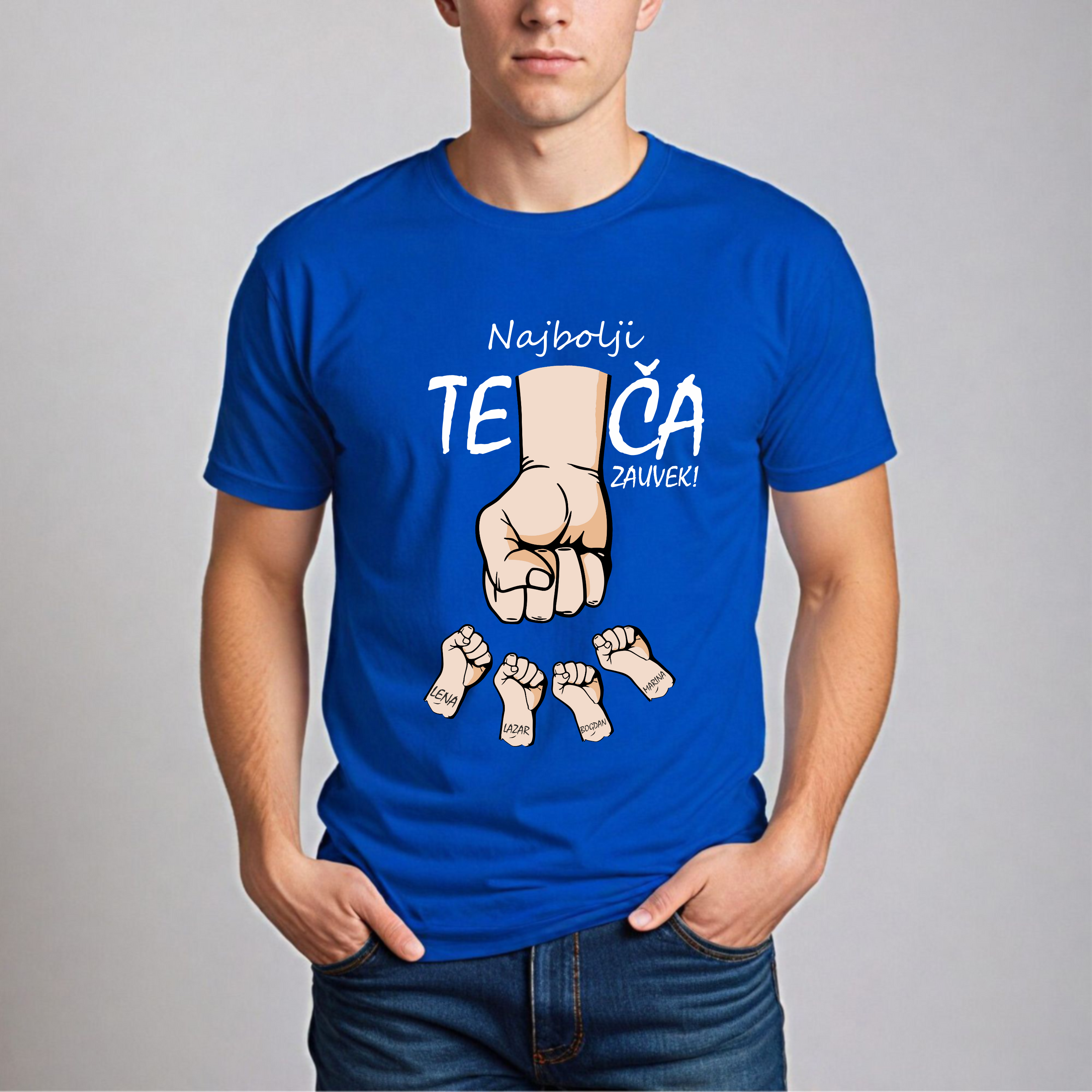 Muška Majica - Najbolji Teča Zauvek Latinica