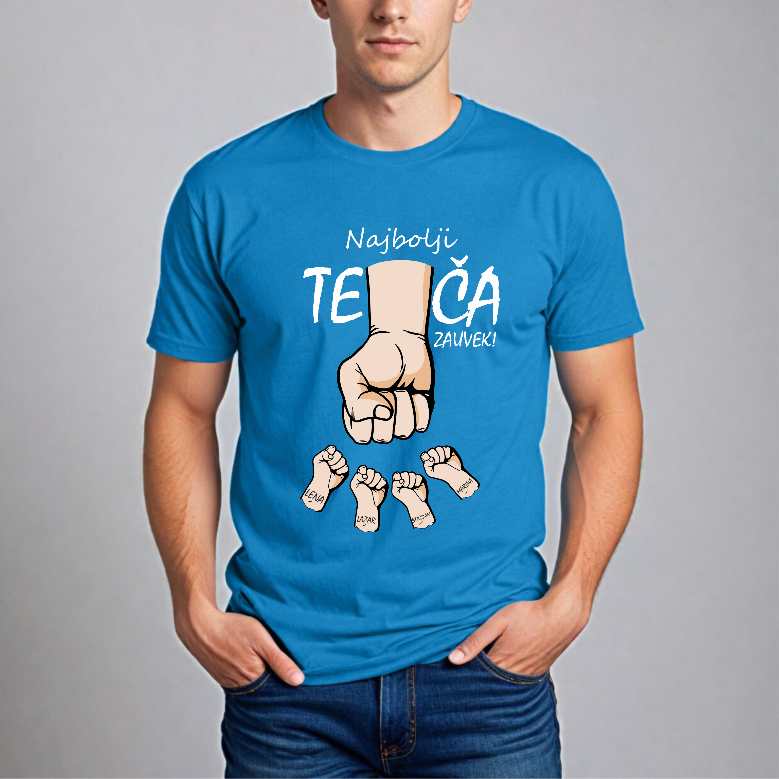 Muška Majica - Najbolji Teča Zauvek Latinica
