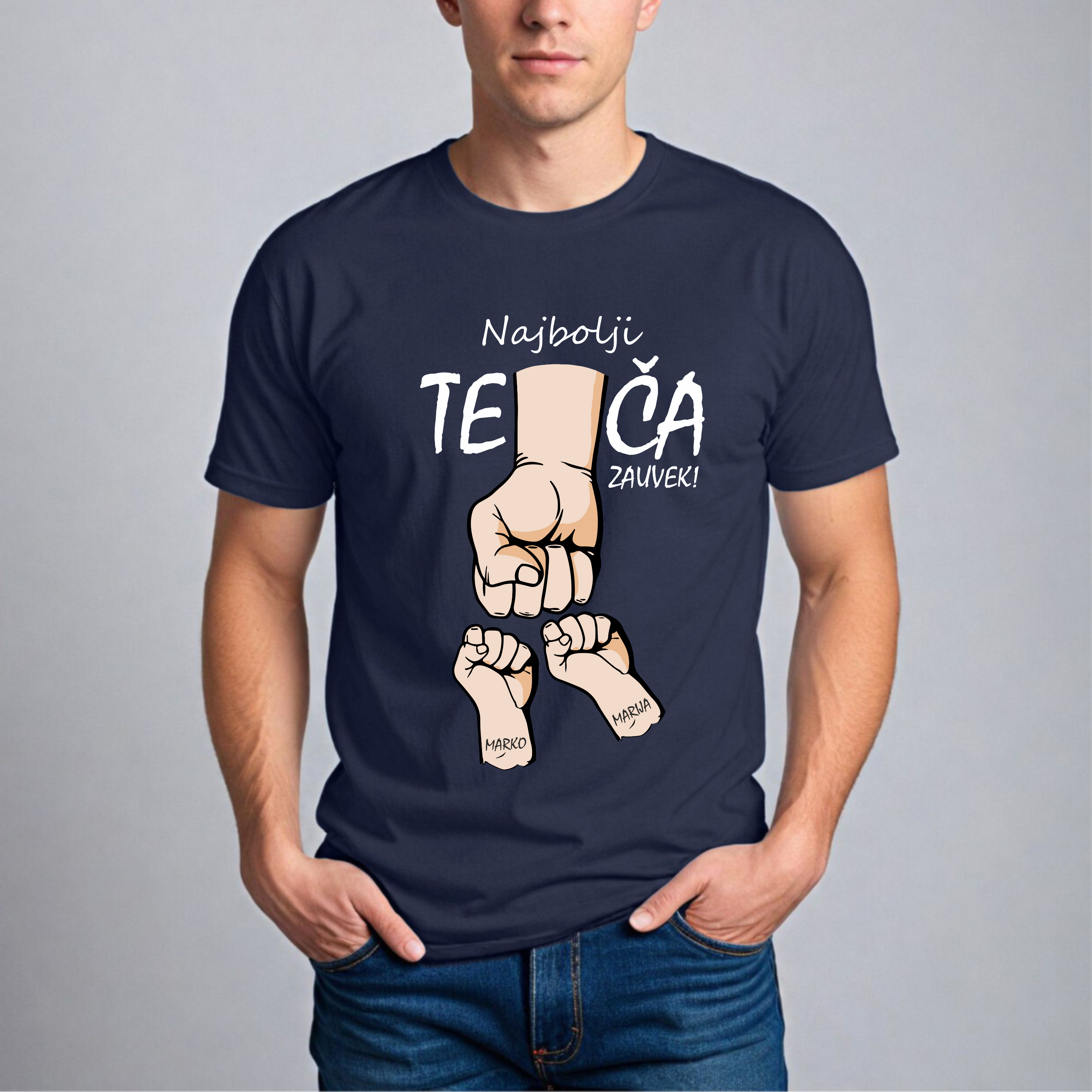 Muška Majica - Najbolji Teča Zauvek Latinica