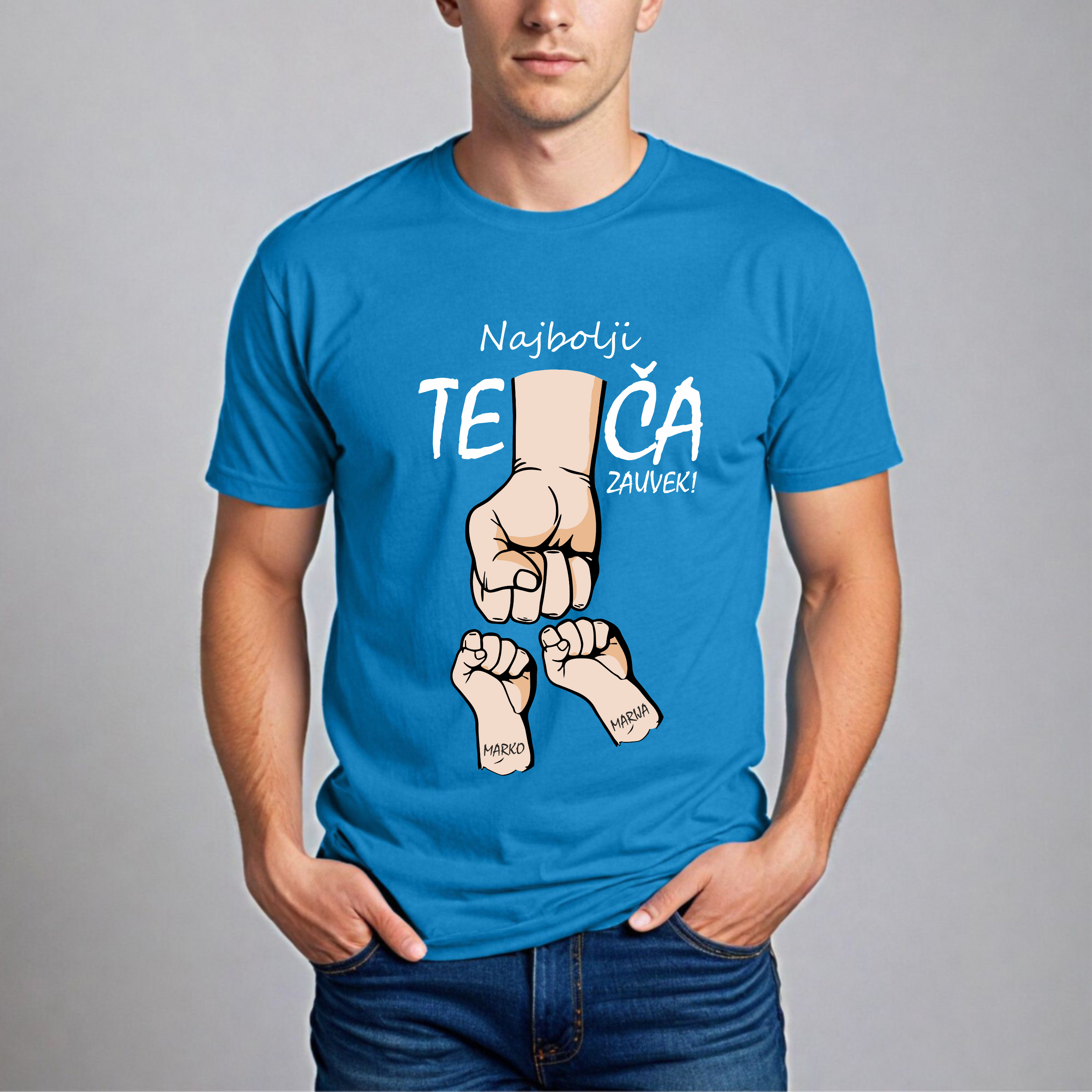 Muška Majica - Najbolji Teča Zauvek Latinica