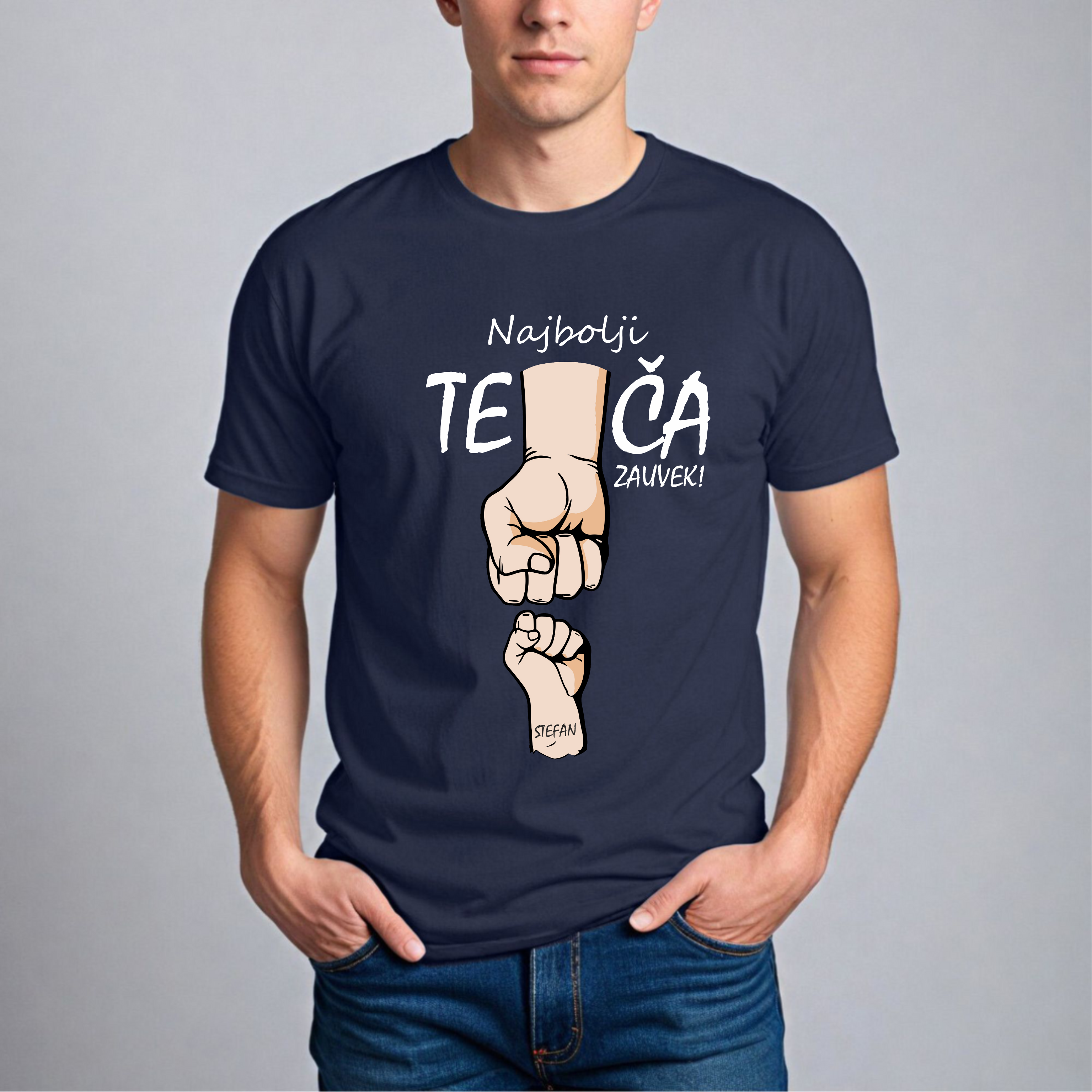 Muška Majica - Najbolji Teča Zauvek Latinica