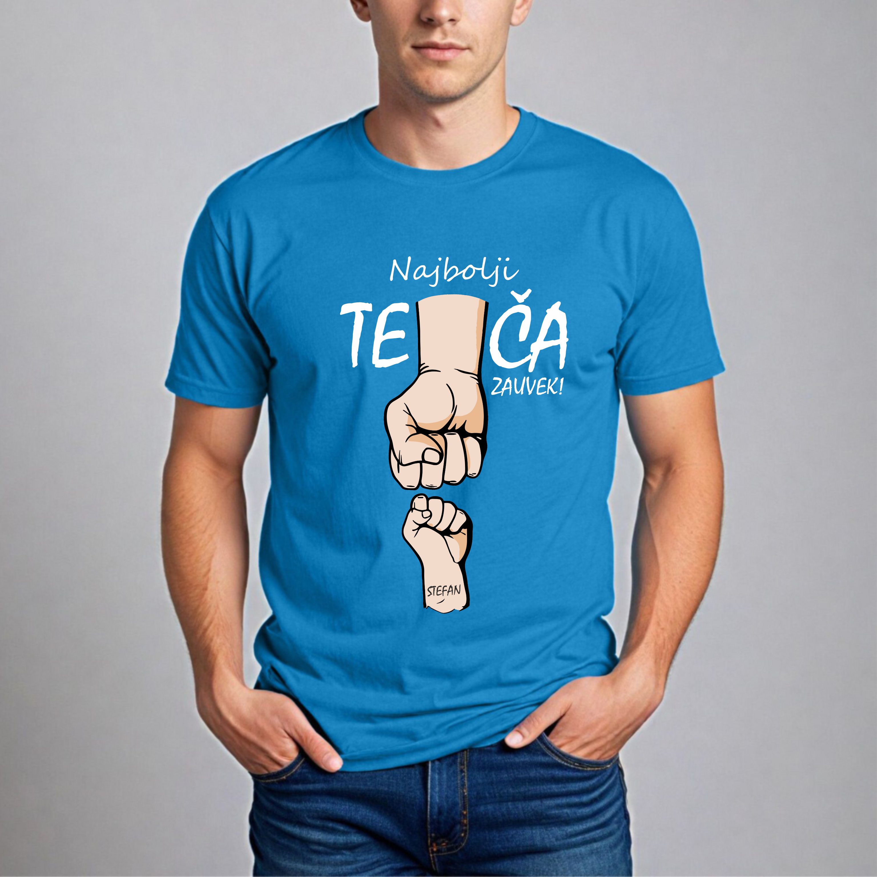 Muška Majica - Najbolji Teča Zauvek Latinica