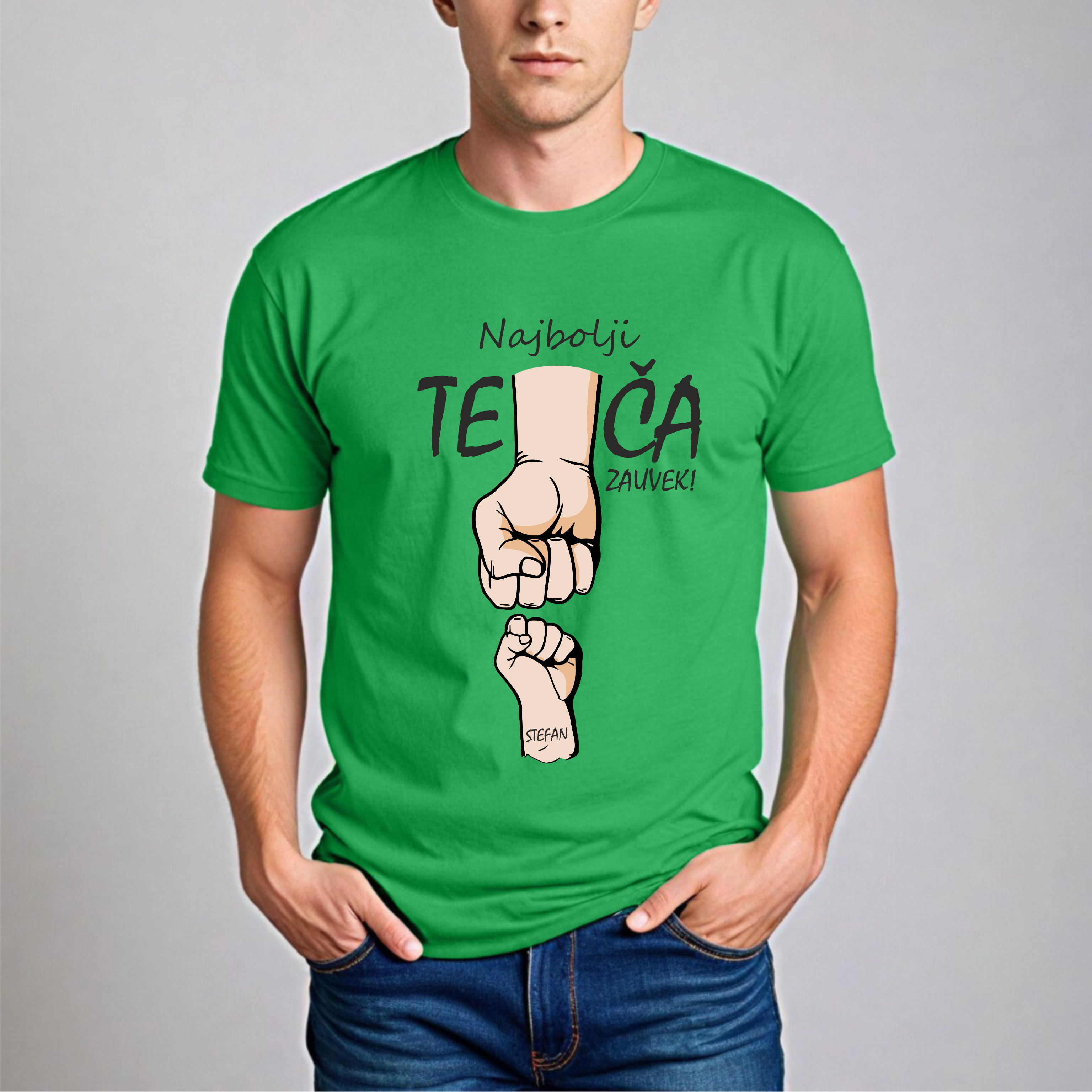 Muška Majica - Najbolji Teča Zauvek Latinica