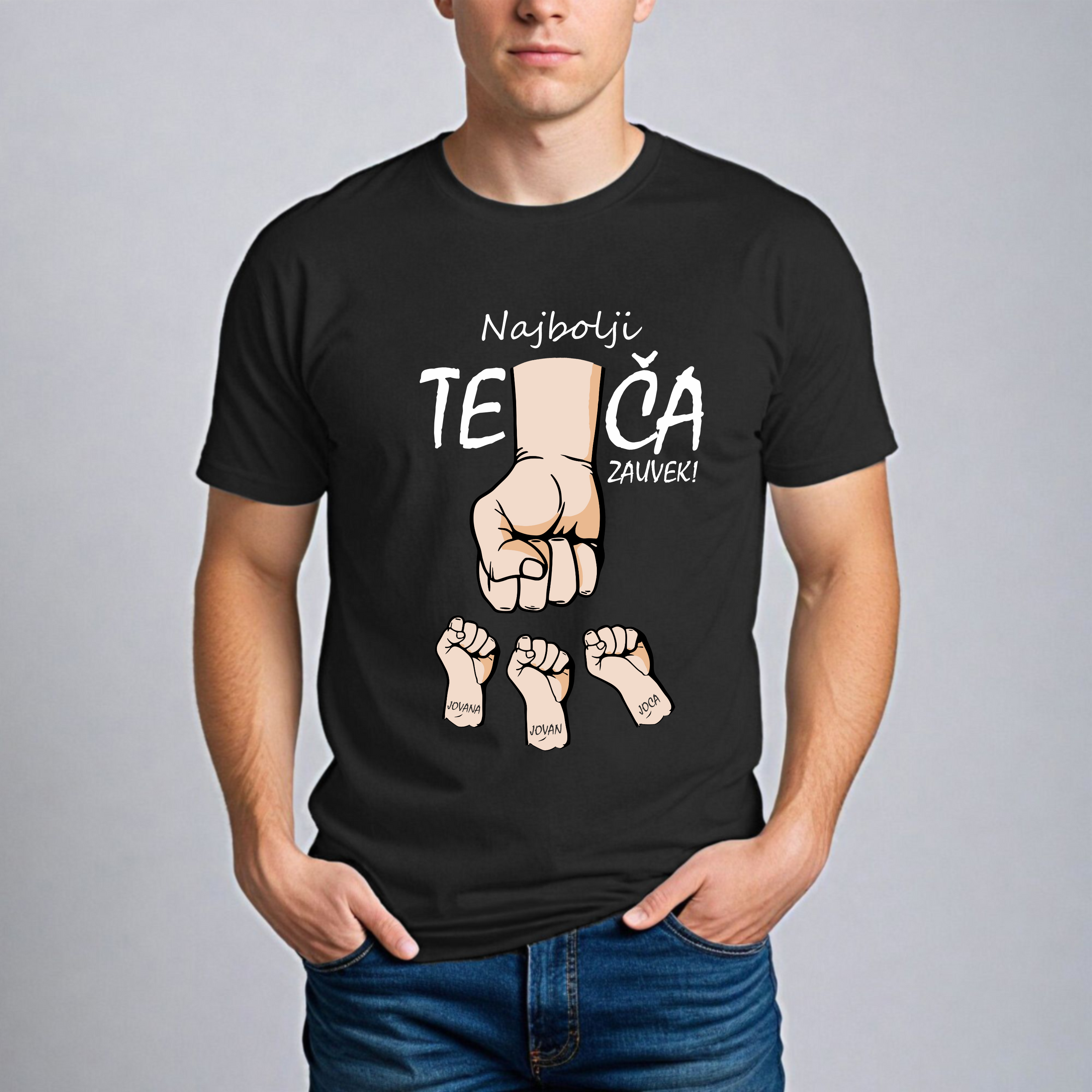 Muška Majica - Najbolji Teča Zauvek Latinica