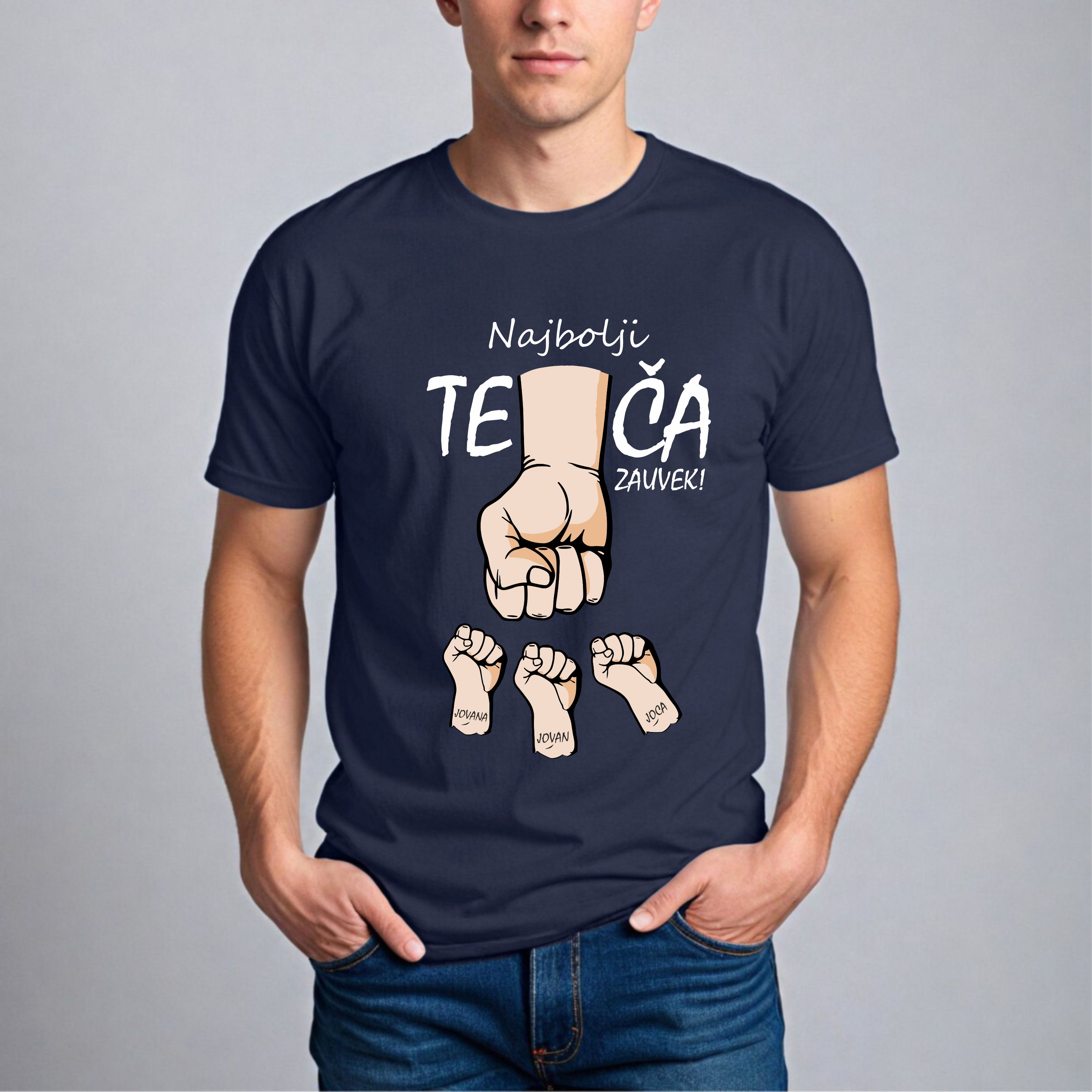 Muška Majica - Najbolji Teča Zauvek Latinica