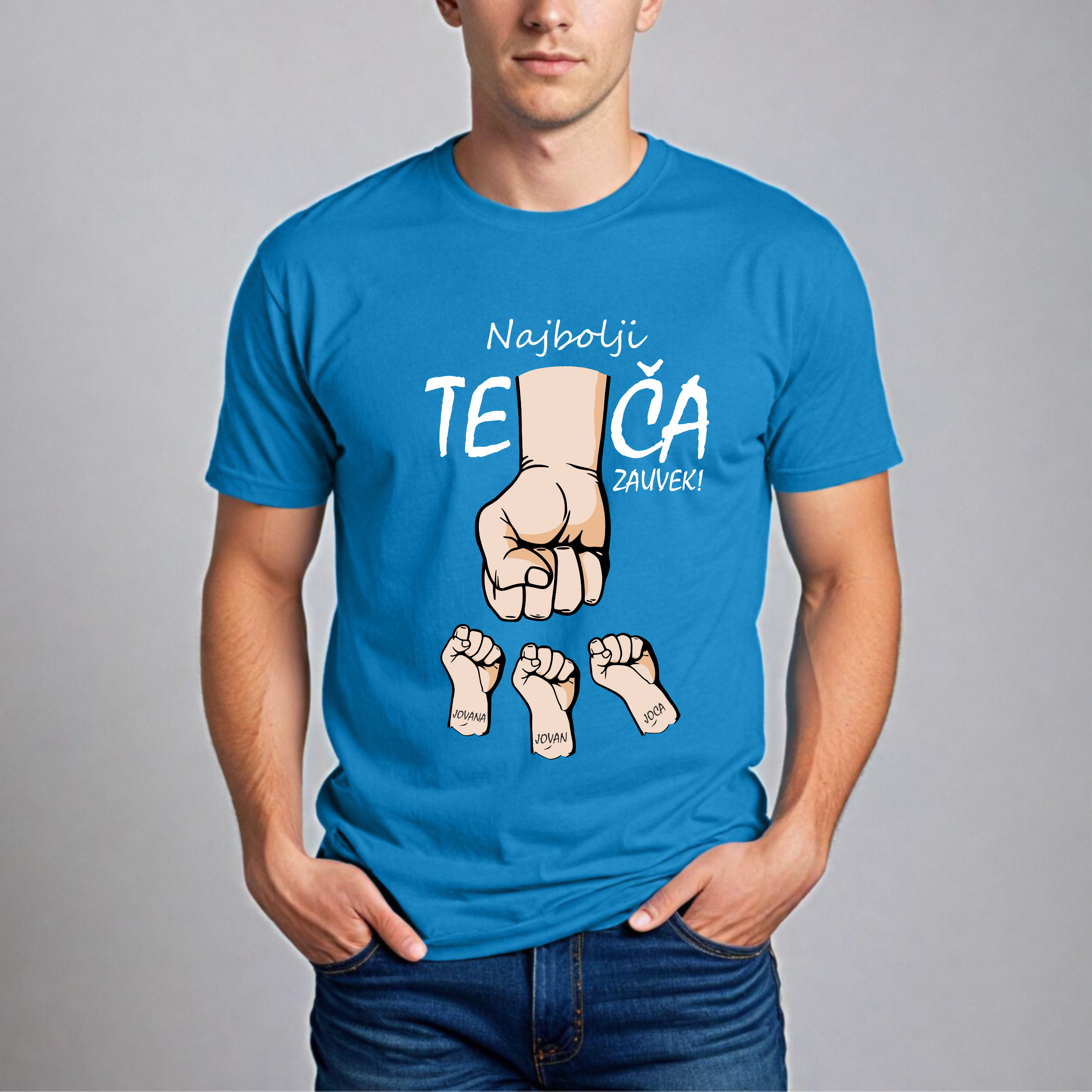 Muška Majica - Najbolji Teča Zauvek Latinica