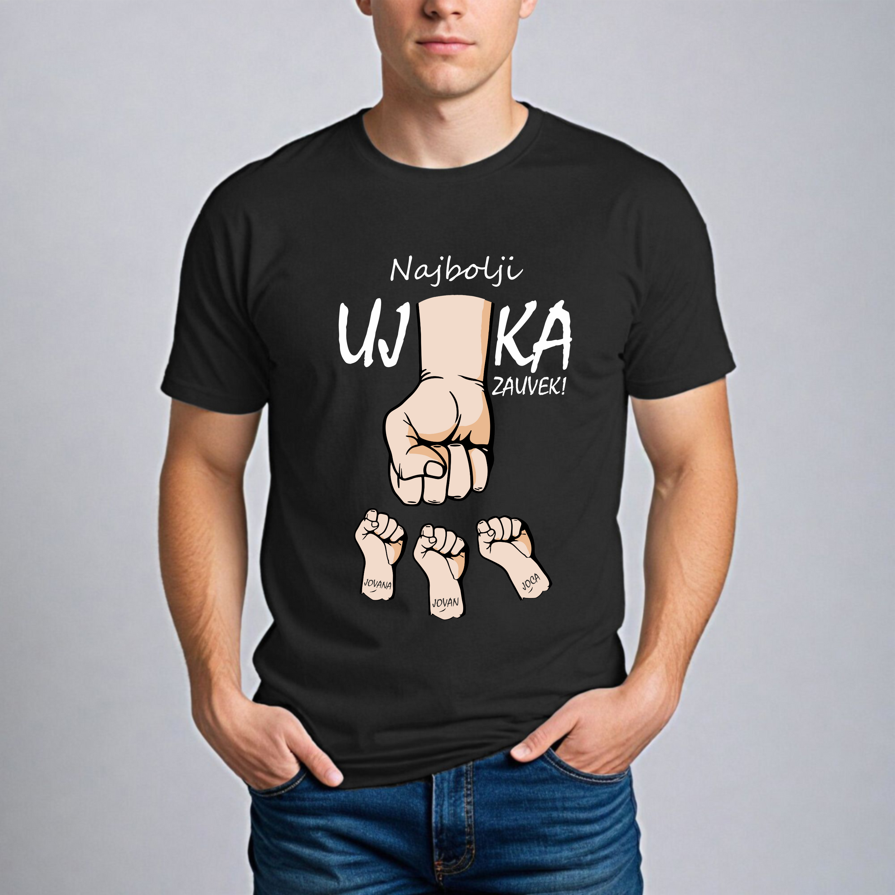 Muška Majica - Najbolji Ujka Zauvek Latinica