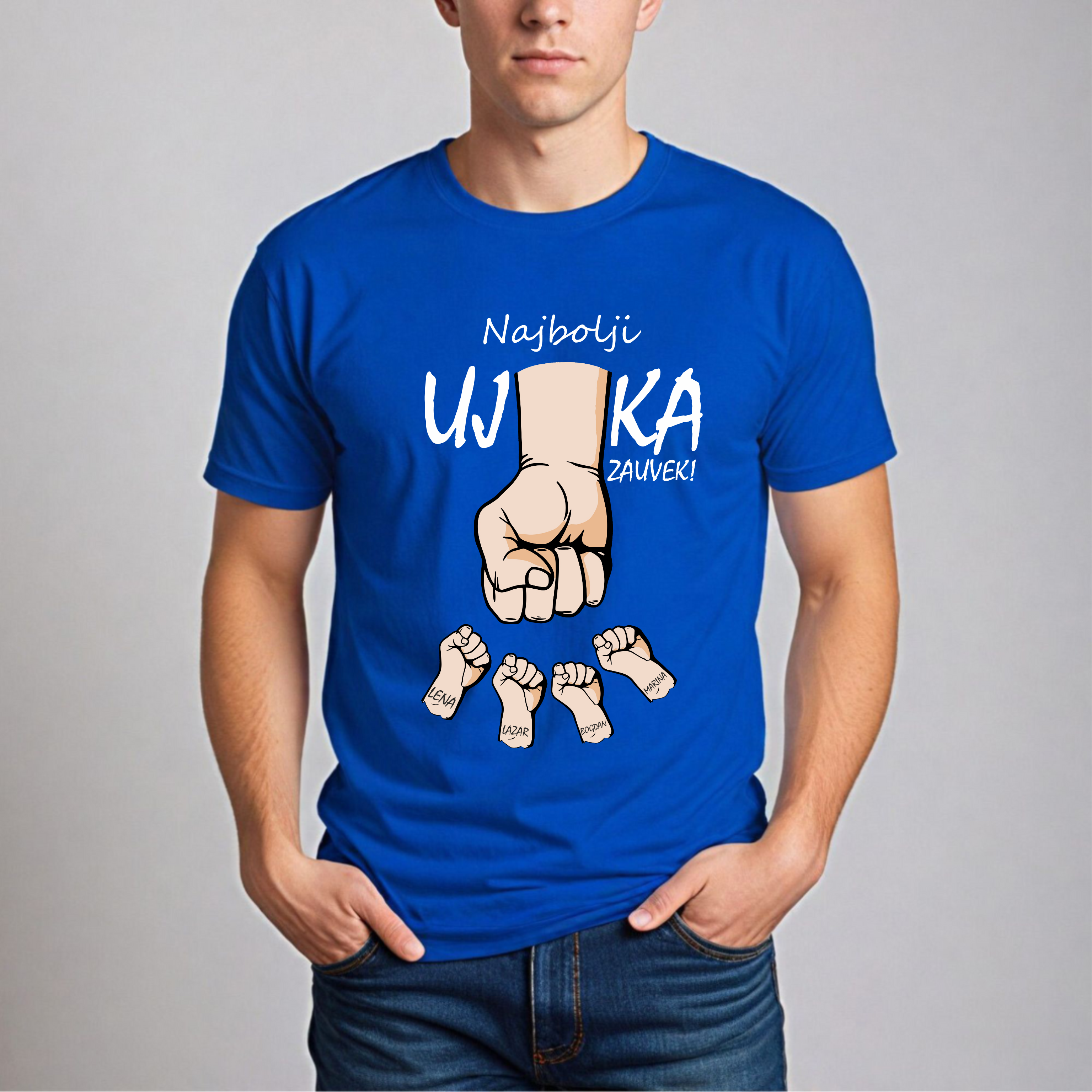Muška Majica - Najbolji Ujka Zauvek Latinica