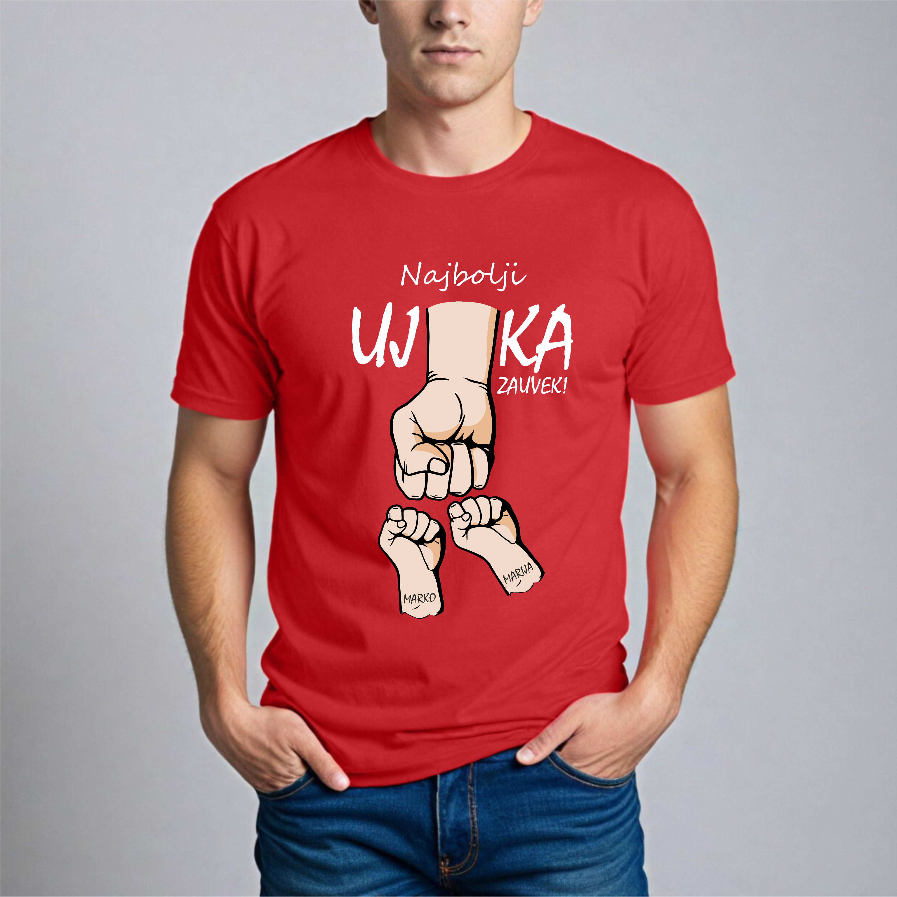 Muška Majica - Najbolji Ujka Zauvek Latinica
