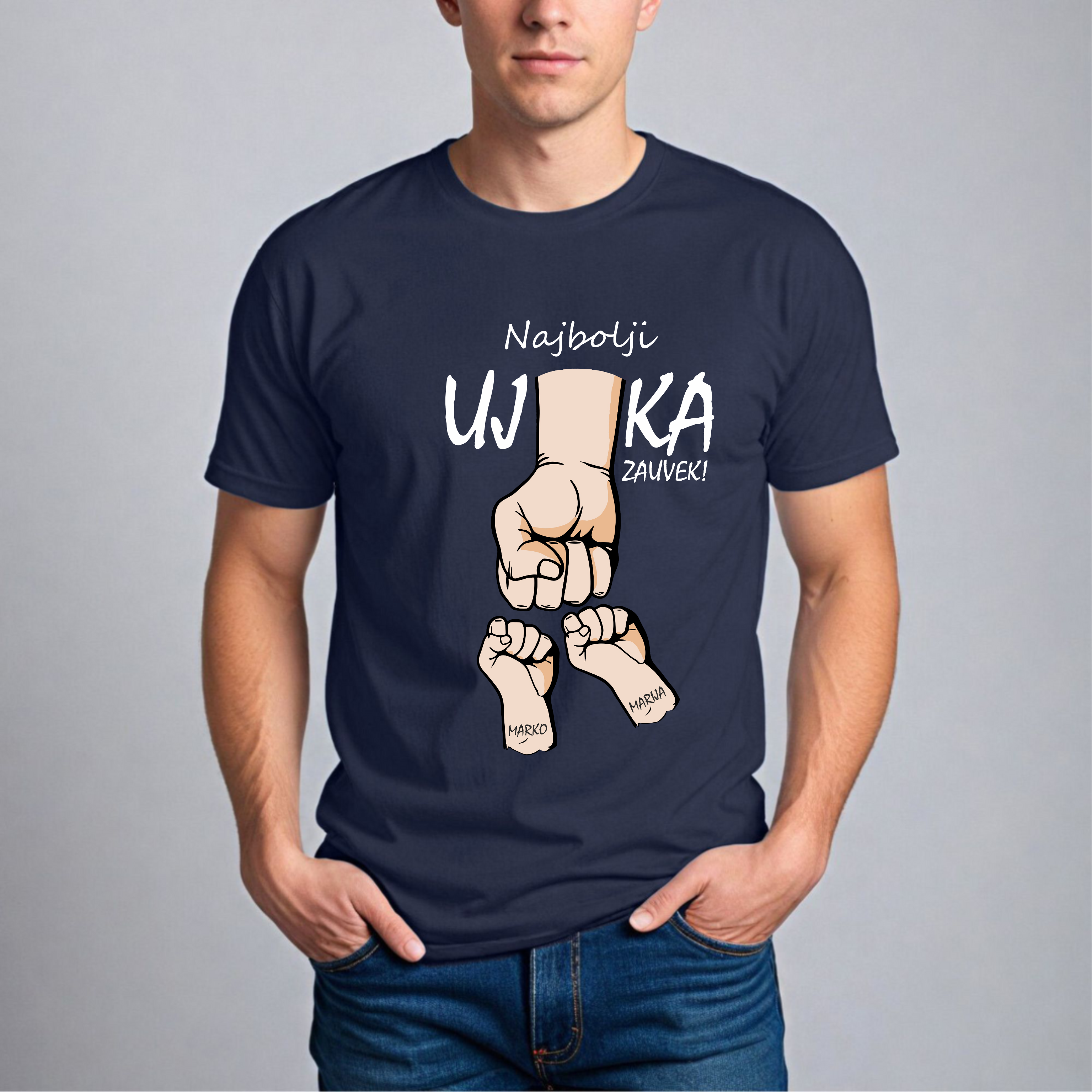 Muška Majica - Najbolji Ujka Zauvek Latinica
