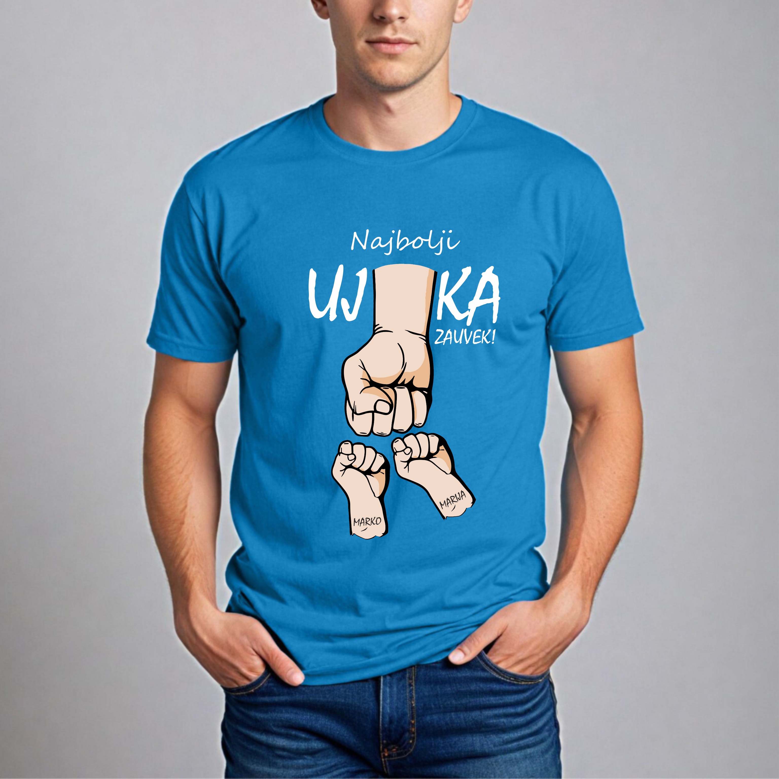 Muška Majica - Najbolji Ujka Zauvek Latinica