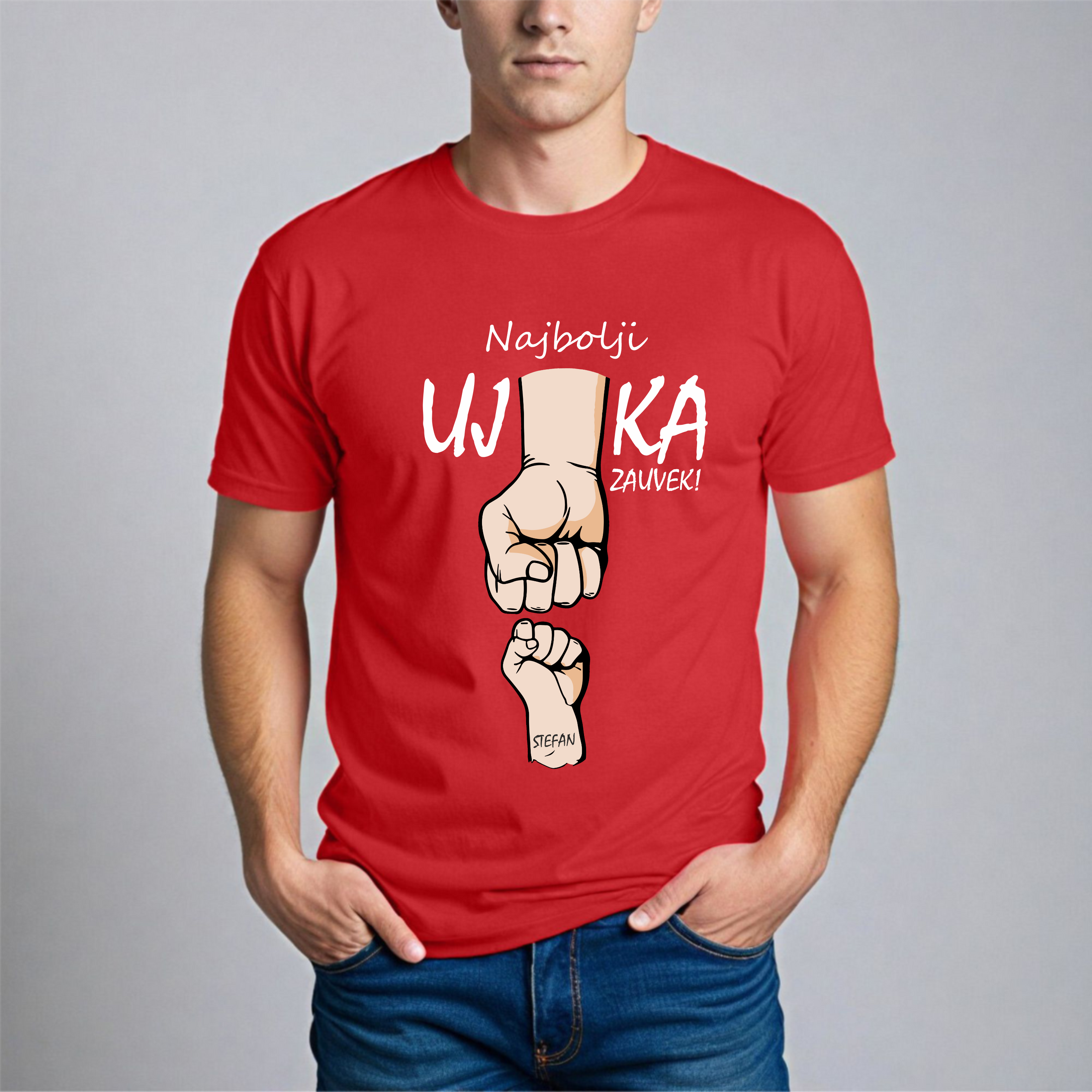 Muška Majica - Najbolji Ujka Zauvek Latinica