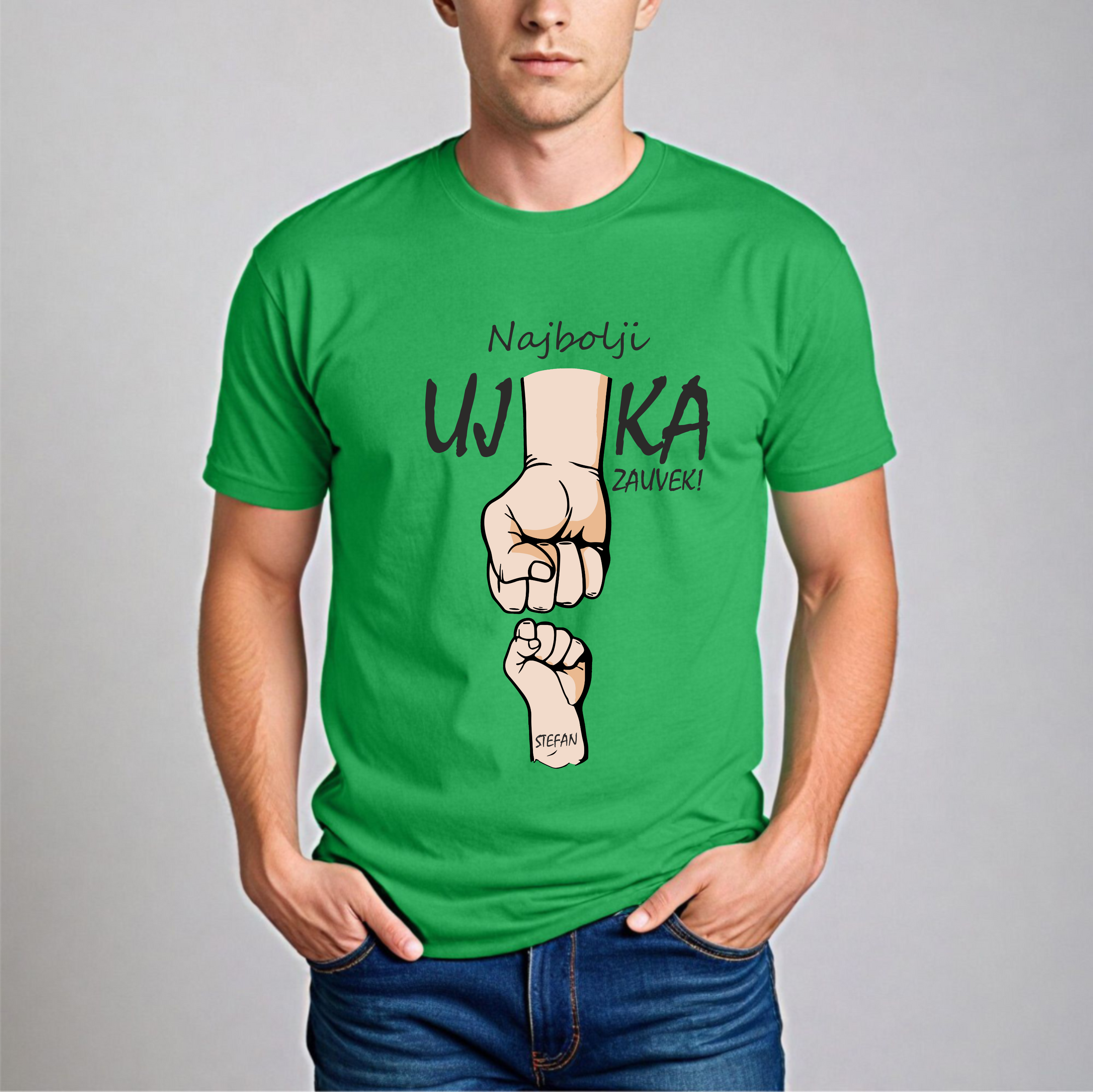 Muška Majica - Najbolji Ujka Zauvek Latinica