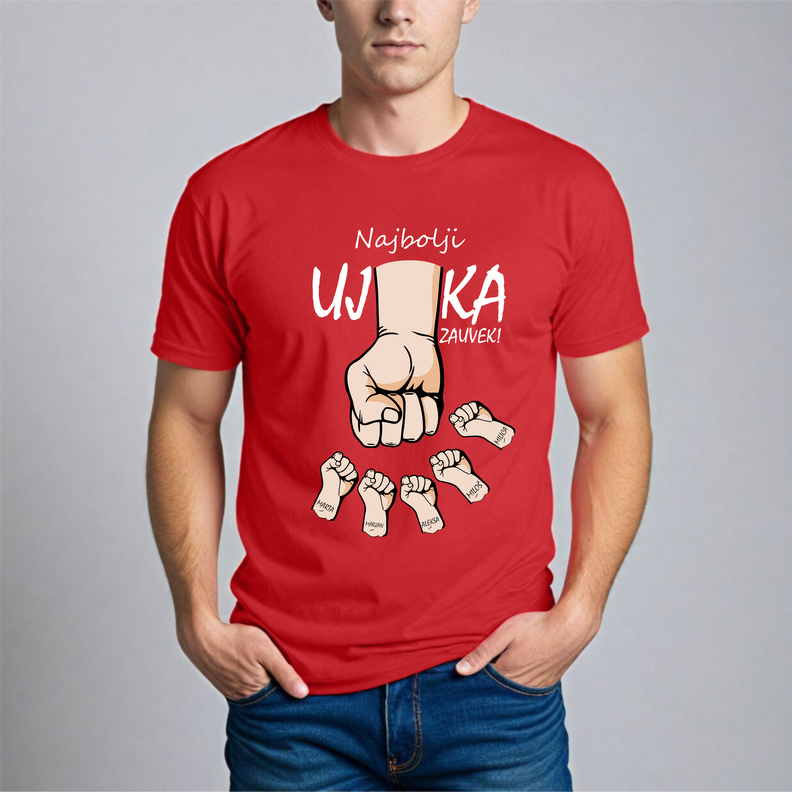 Muška Majica - Najbolji Ujka Zauvek Latinica