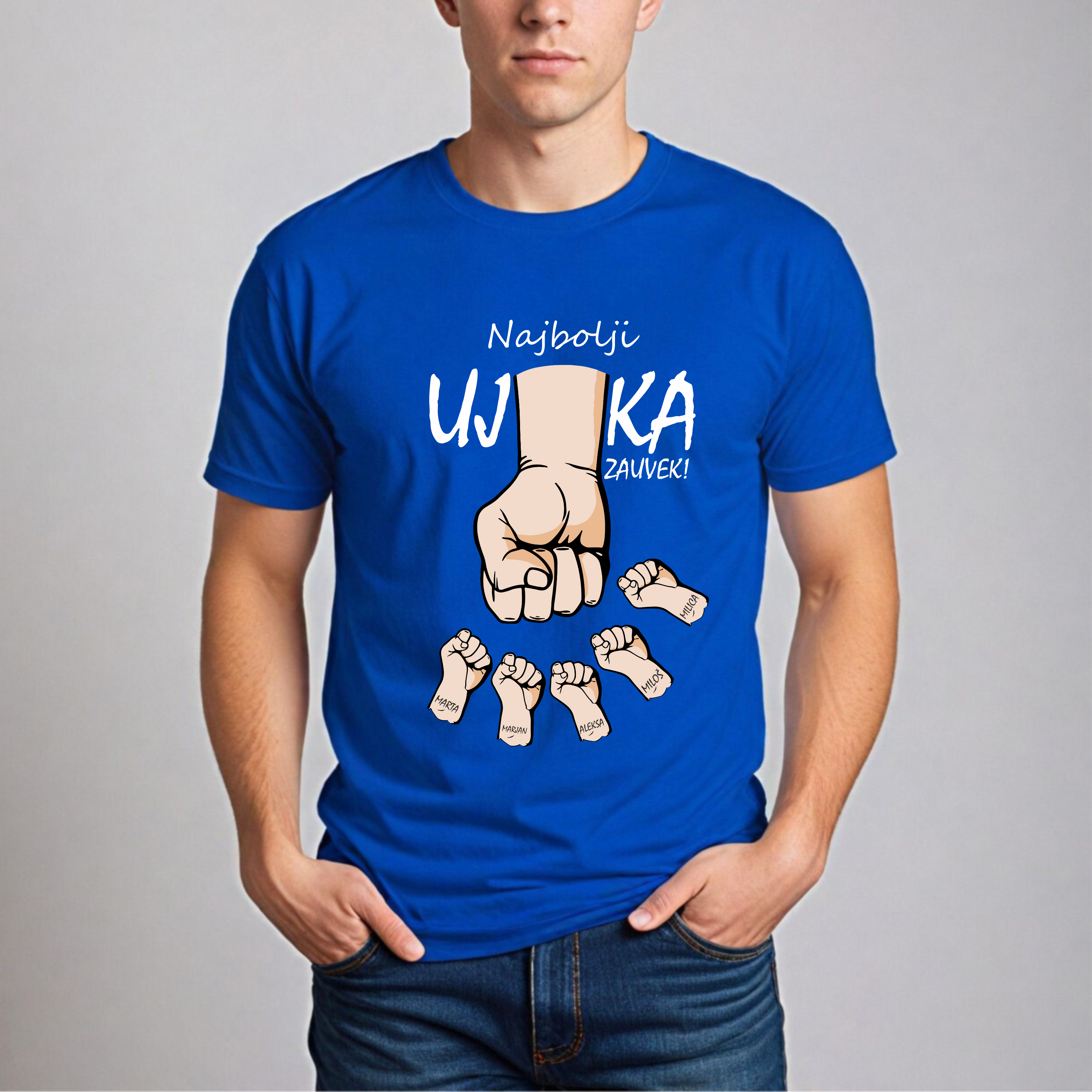 Muška Majica - Najbolji Ujka Zauvek Latinica