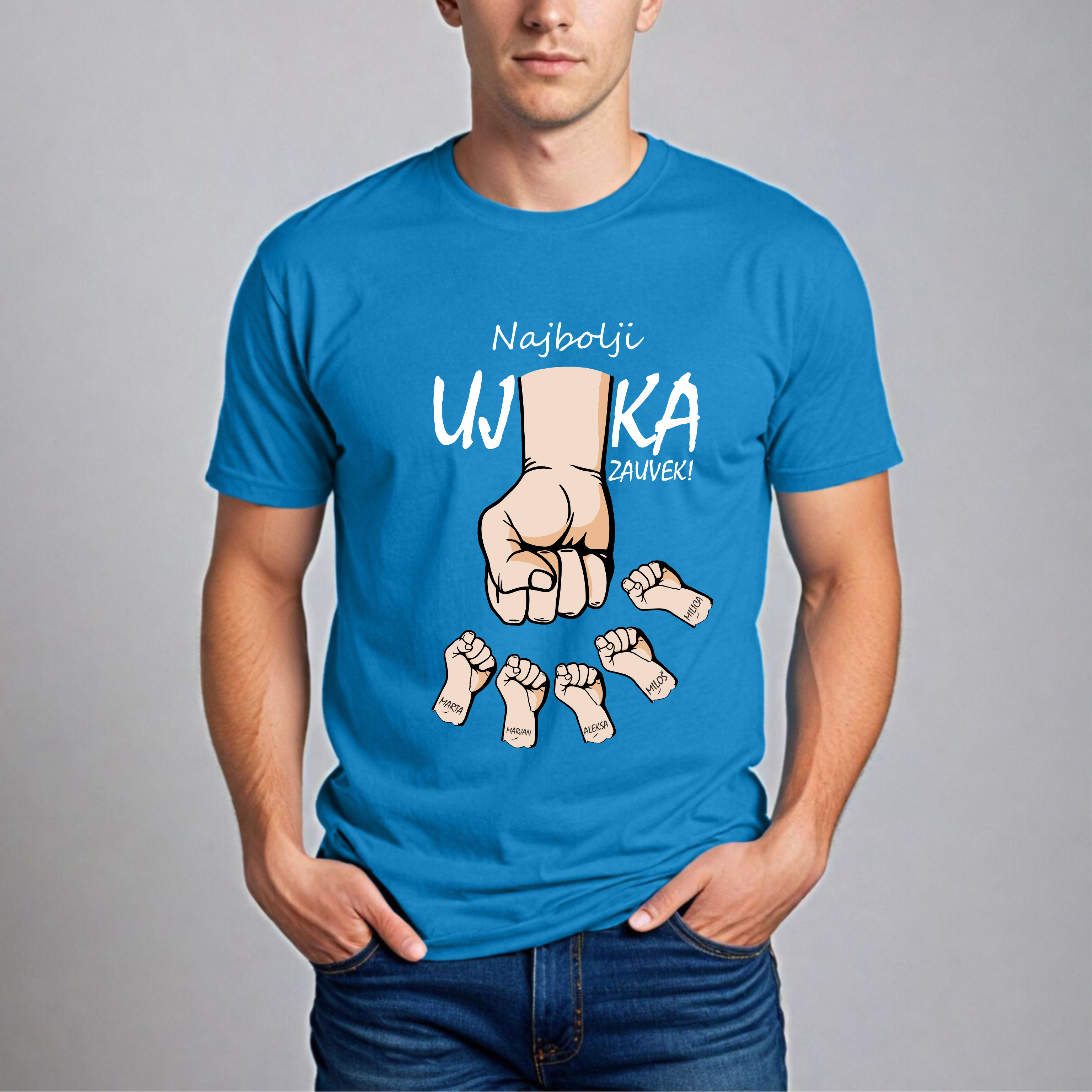 Muška Majica - Najbolji Ujka Zauvek Latinica