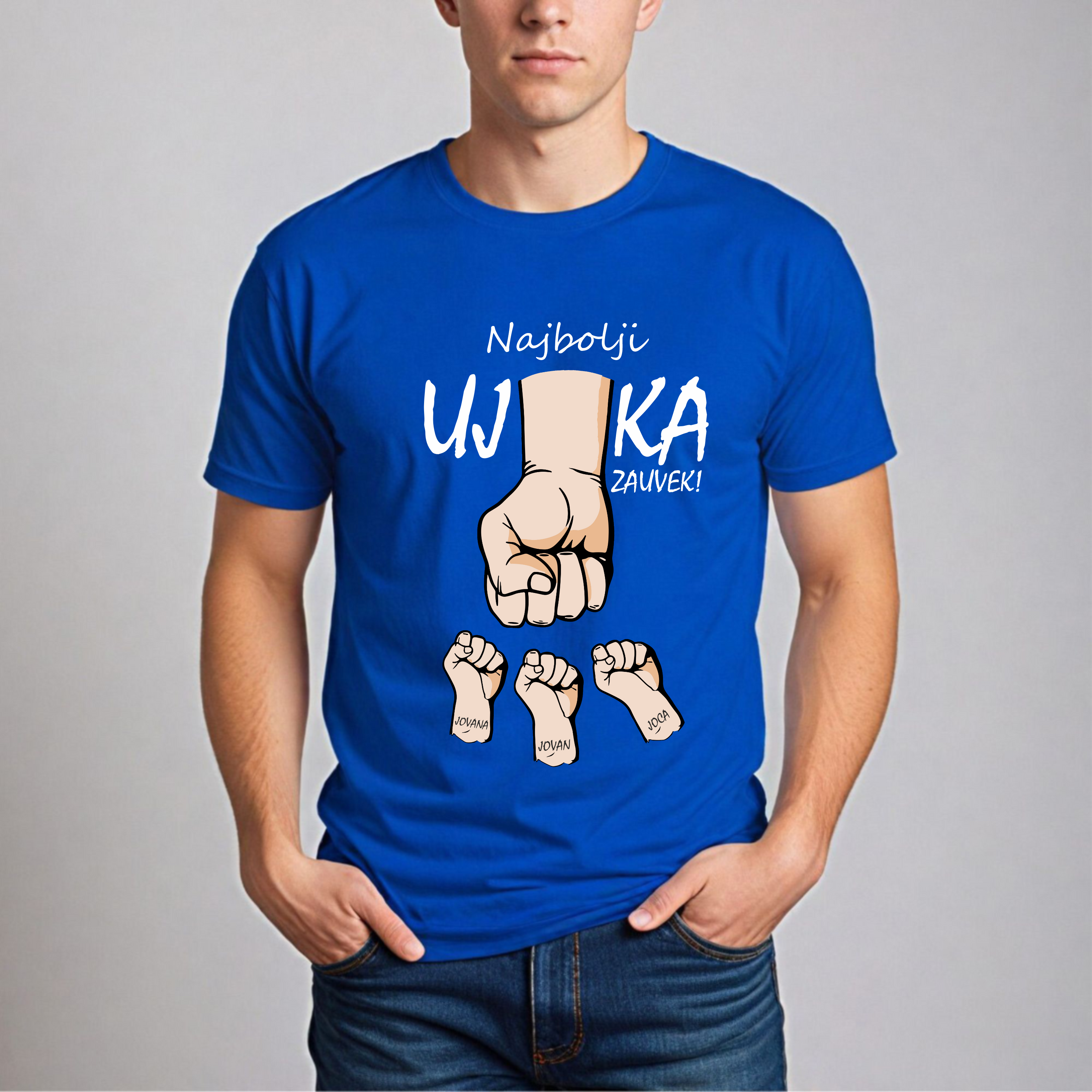 Muška Majica - Najbolji Ujka Zauvek Latinica