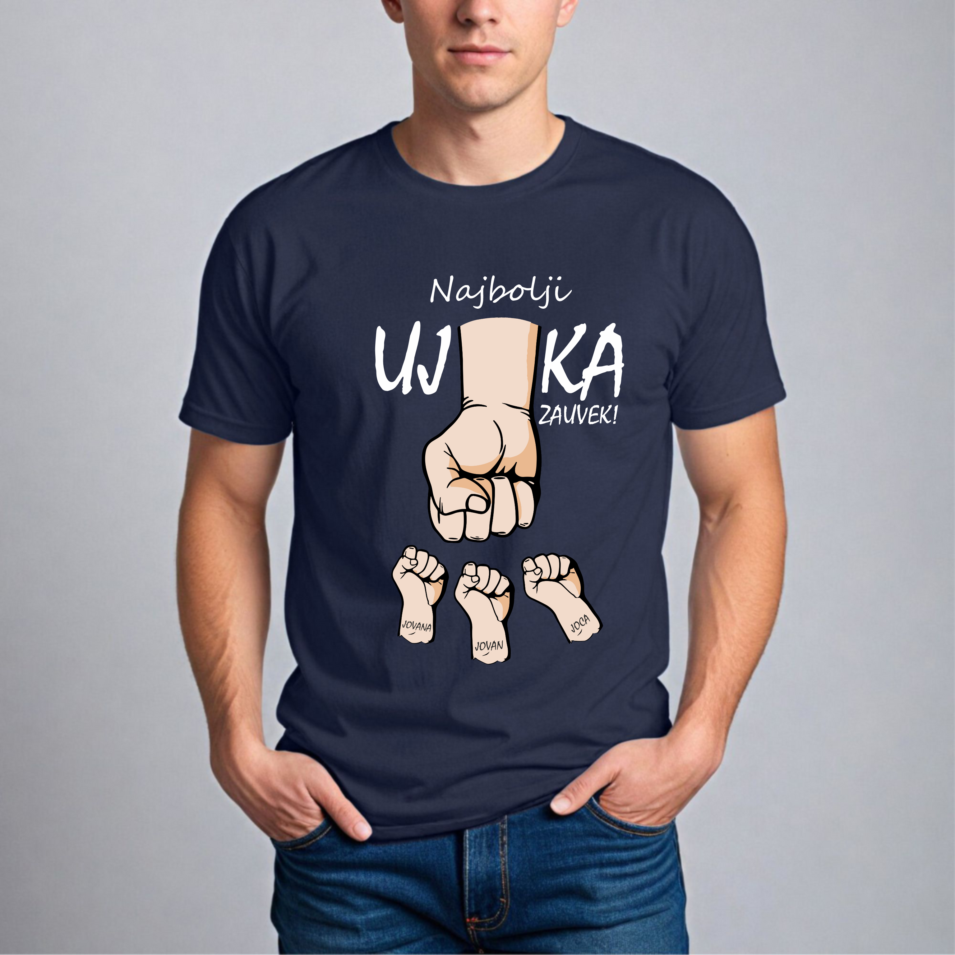 Muška Majica - Najbolji Ujka Zauvek Latinica