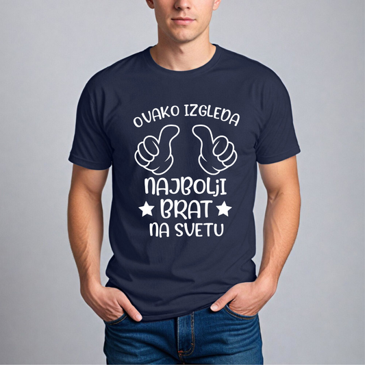 Muška Majica - Ovako Izgleda Najbolji Brat Na Svetu
