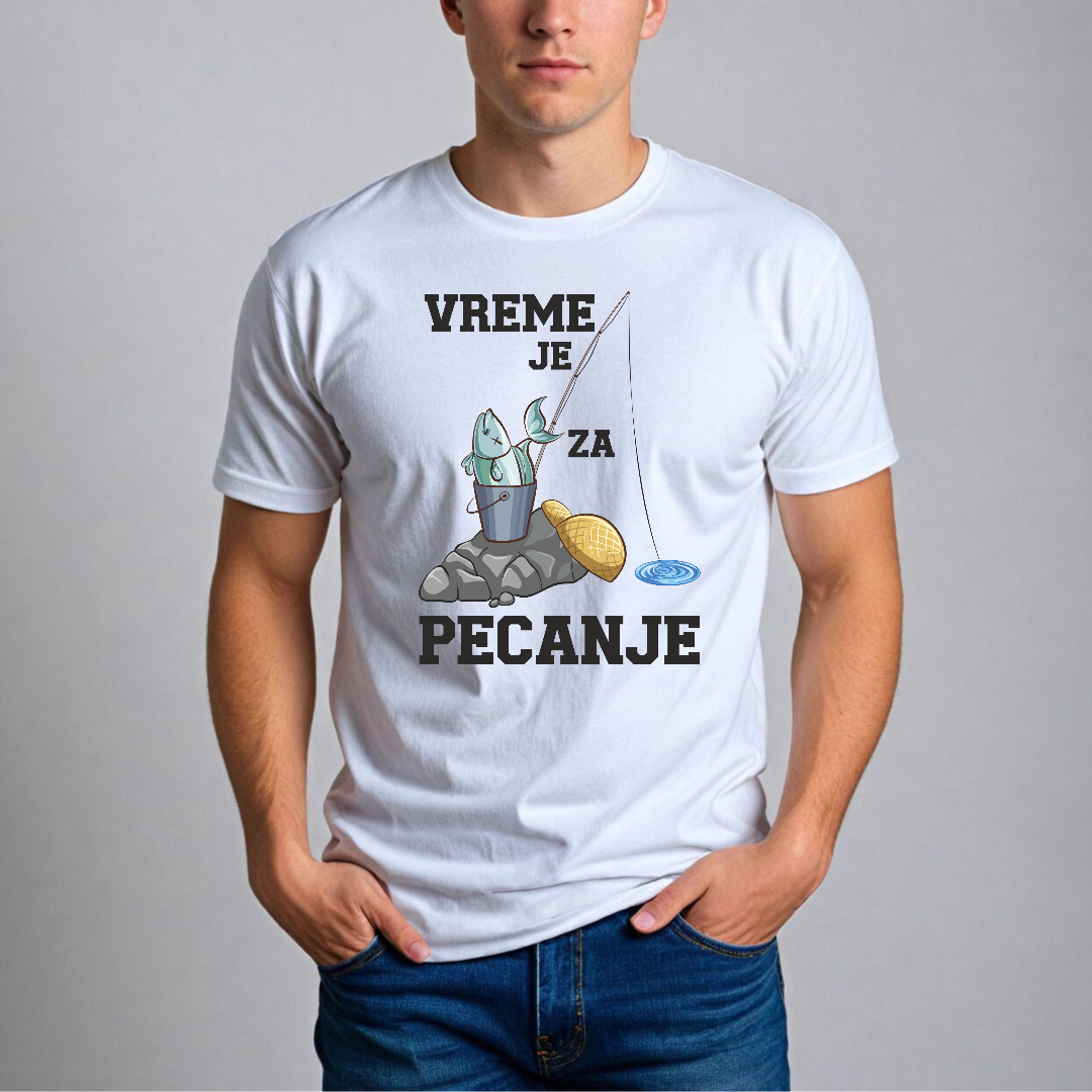 Muska majica - Vreme je za pecanje