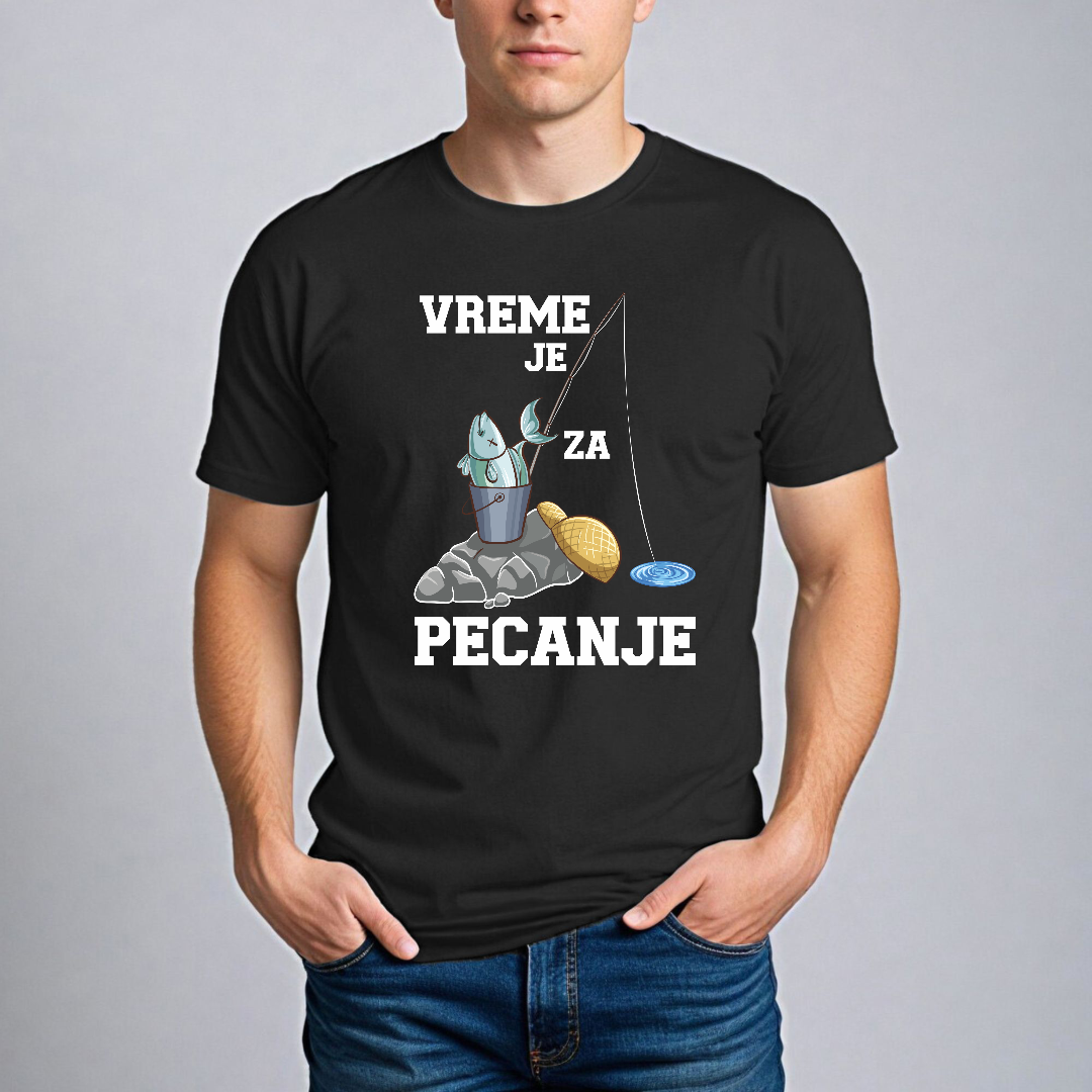 Muska majica - Vreme je za pecanje