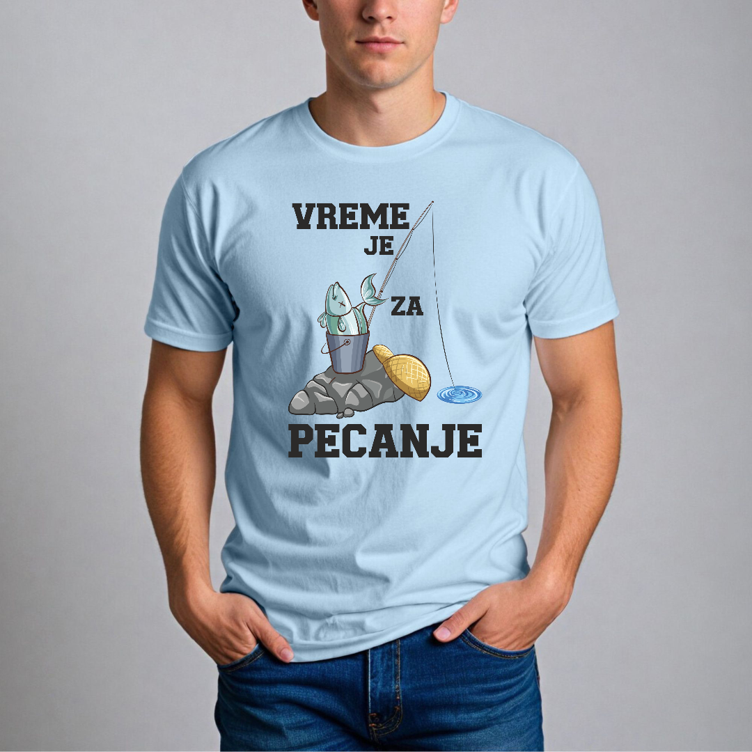 Muska majica - Vreme je za pecanje