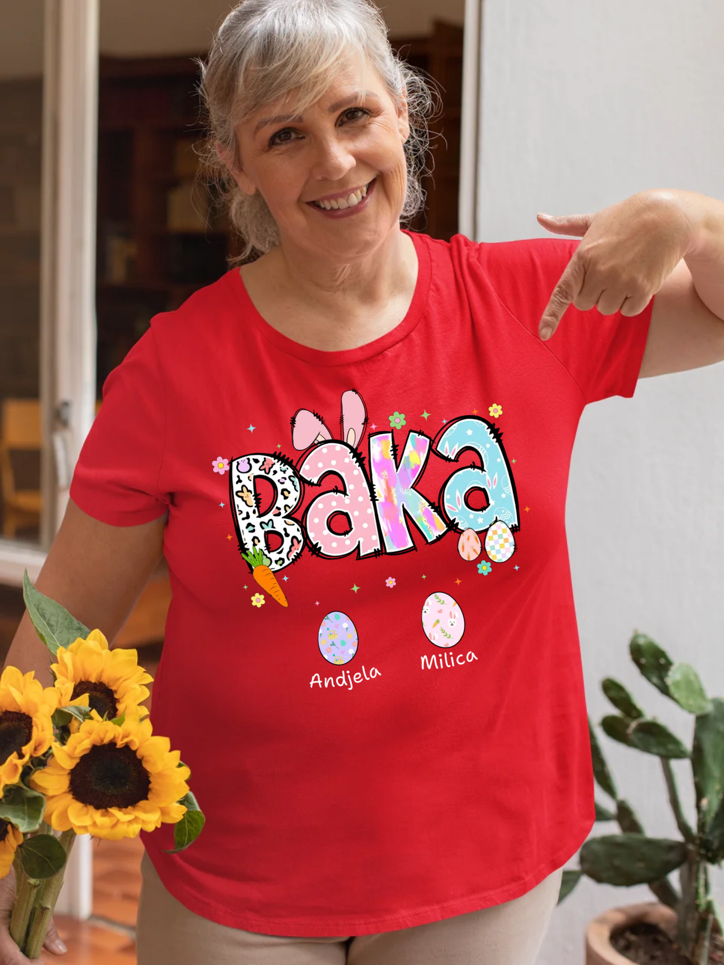 Ženska Majica - Baka Uskršnja Jaja