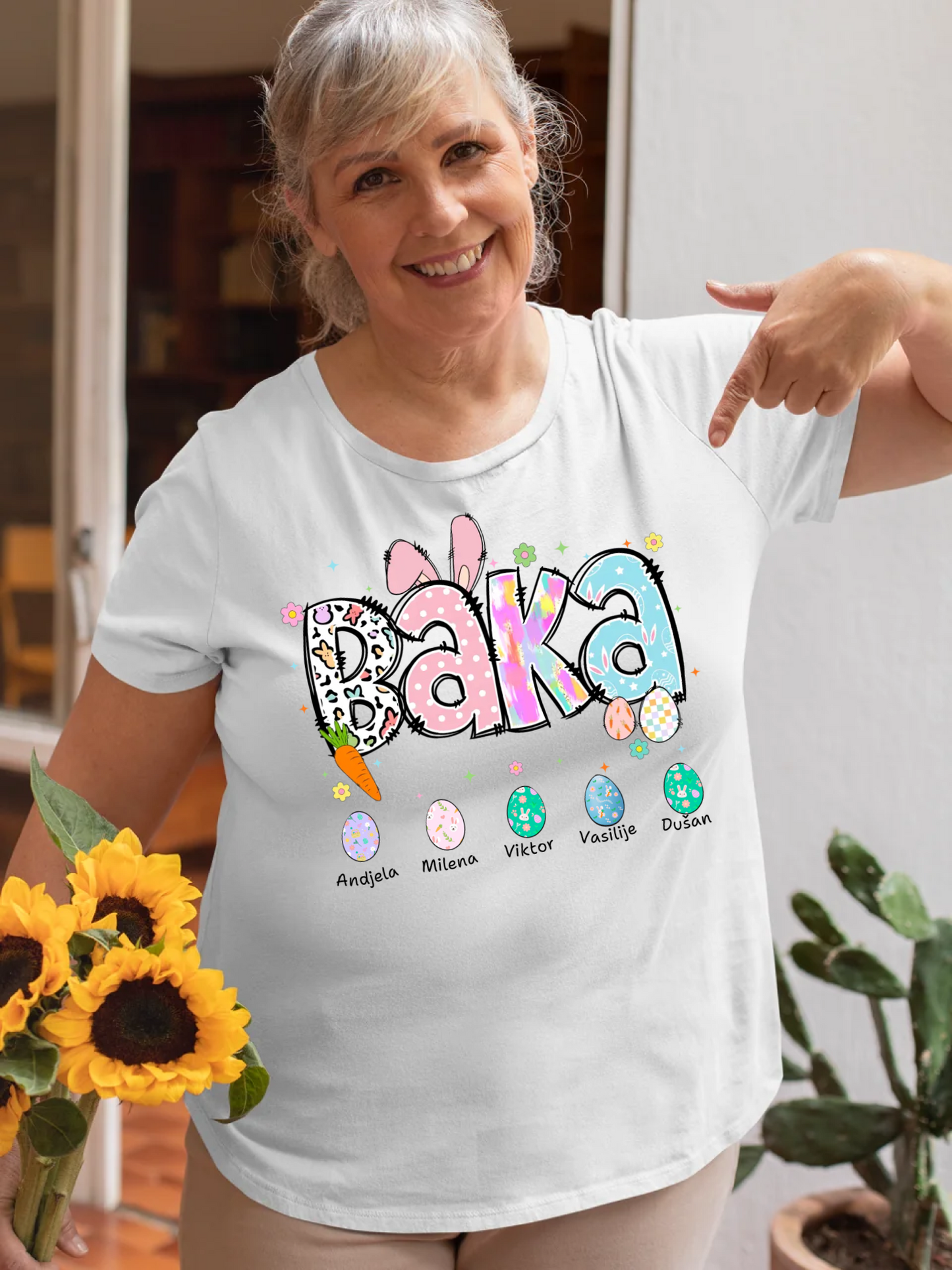 Ženska Majica - Baka Uskršnja Jaja
